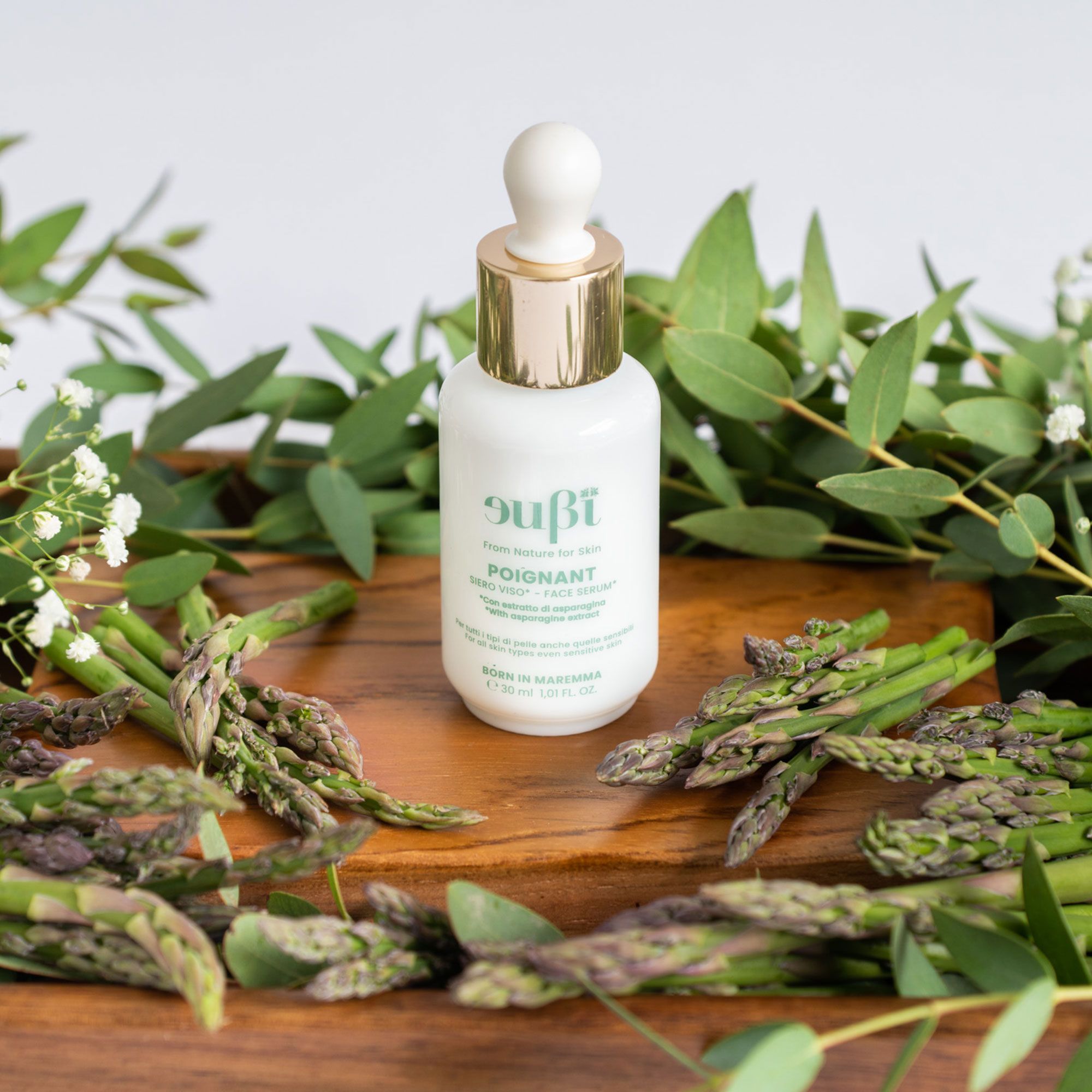 Eubi
Siero viso e
contorno occhi
Poignant (30 ml)