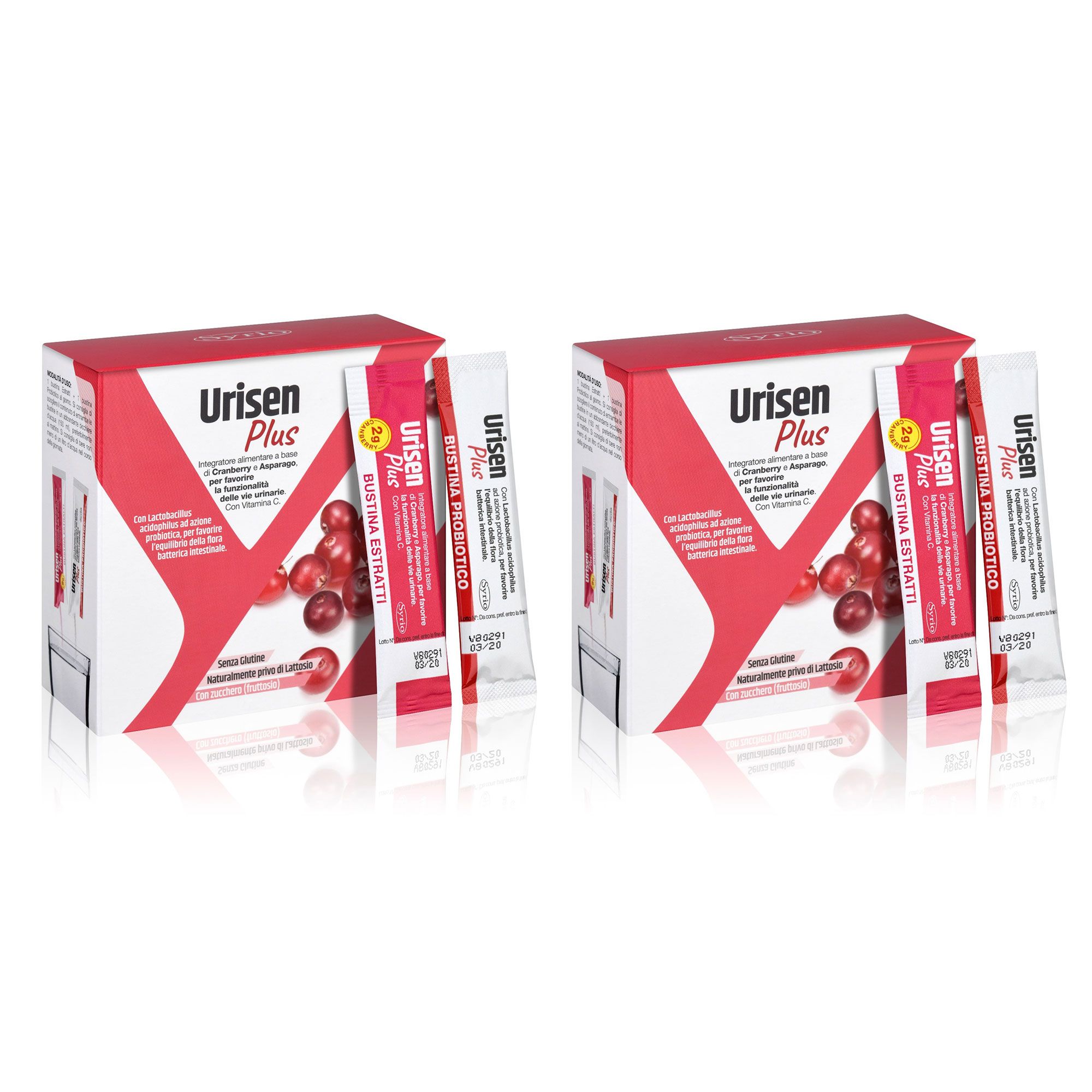 Syrio
Urisen Integratore
(2x7+7 bustine)