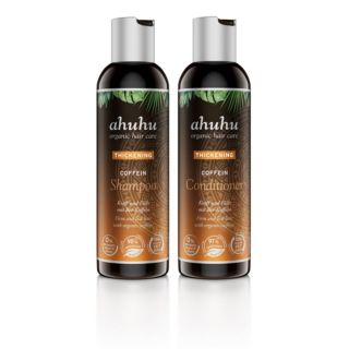 Ahuhu
Thickening Coffein:
shampoo e balsamo
(200ml ciascuno)