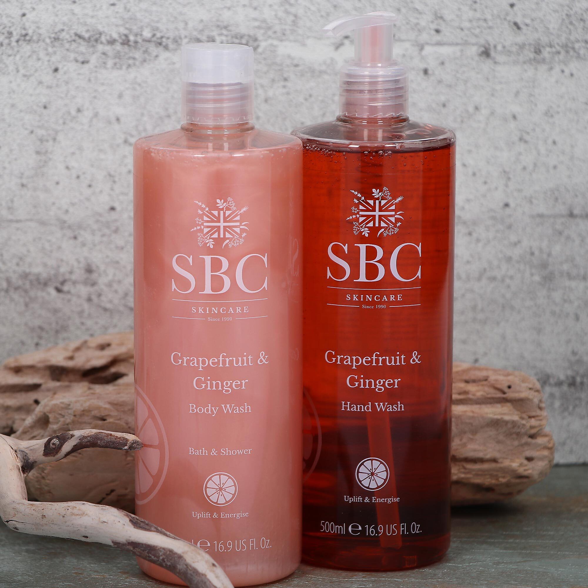 QVC SBC Kit Grapefruit&Ginger bagnoschiuma + detergente mani