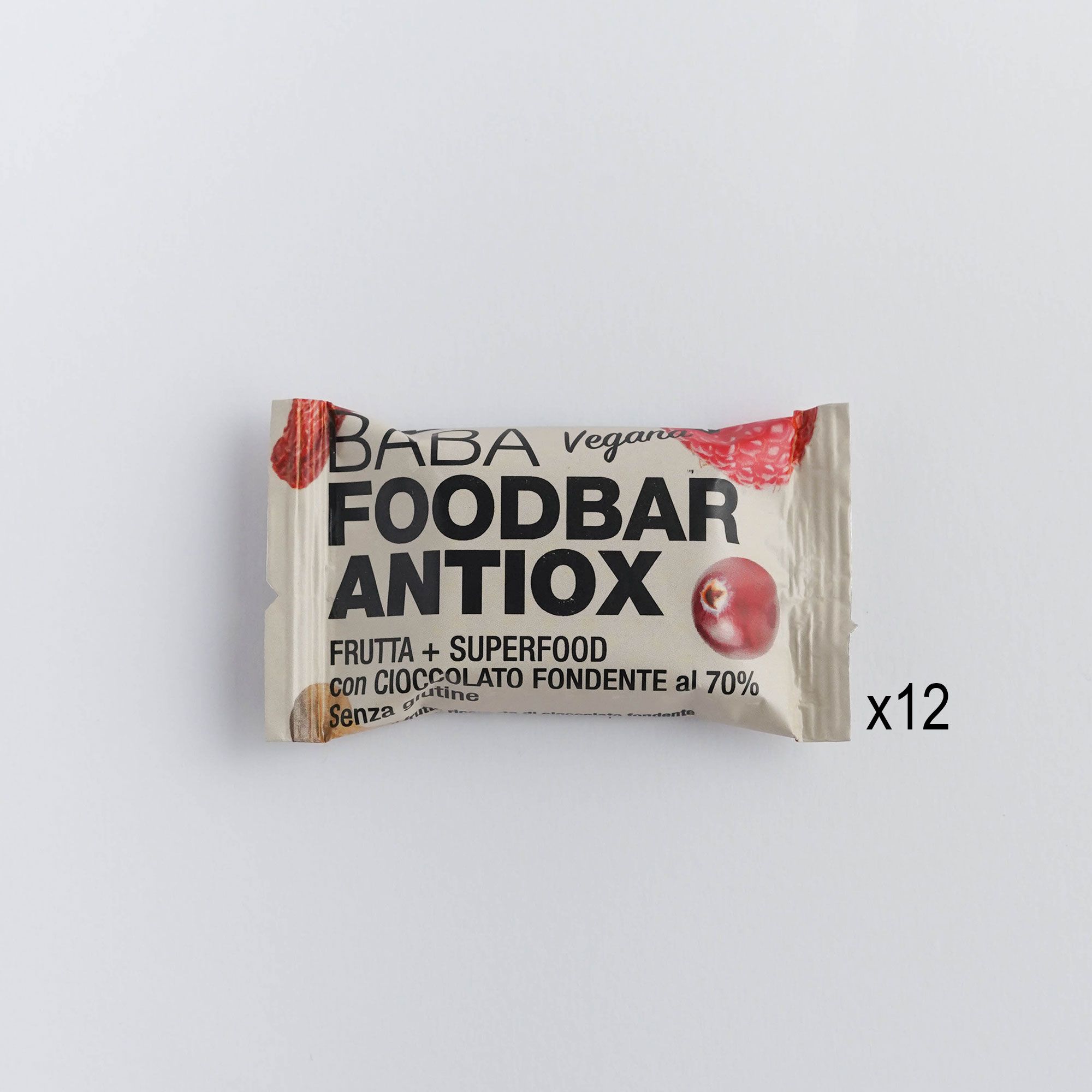Babasucco
Barrette energetiche
mix di frutta e
cioccolato (12x24g)