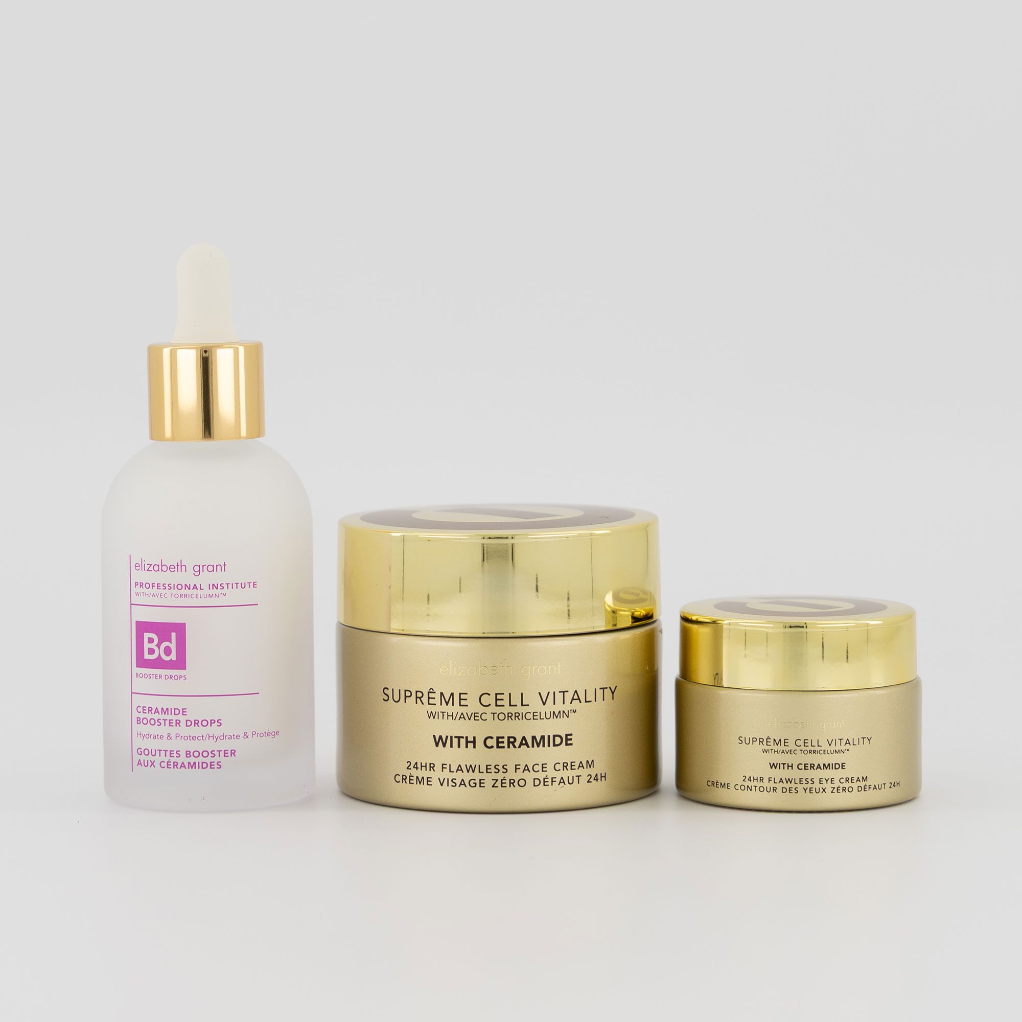 Elizabeth Grant Kit Supreme Flawless: crema viso, contorno occhi e gocce