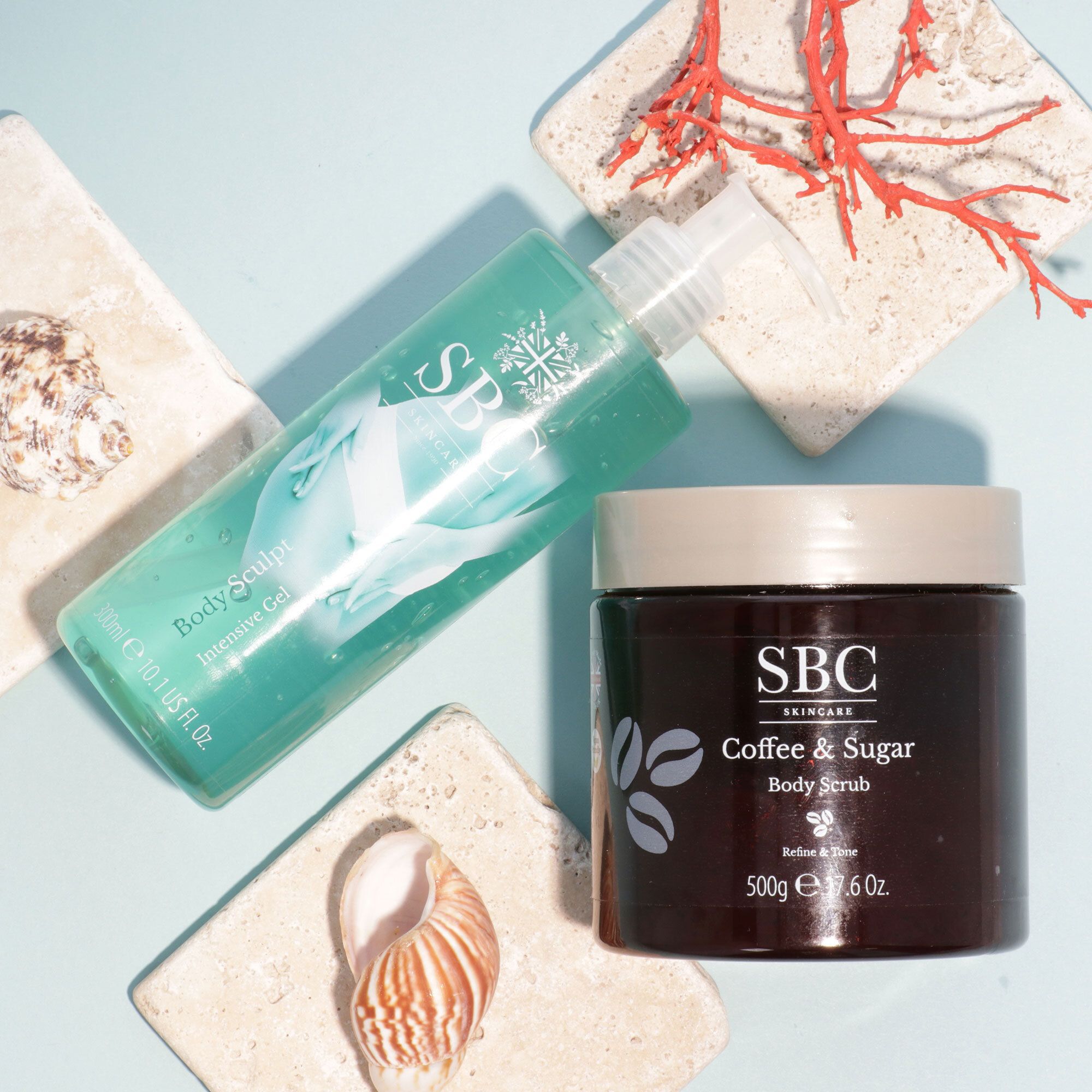 QVC SBC Body Sculpt Intensive Gel + Scrub Corpo Coffee & Sugar