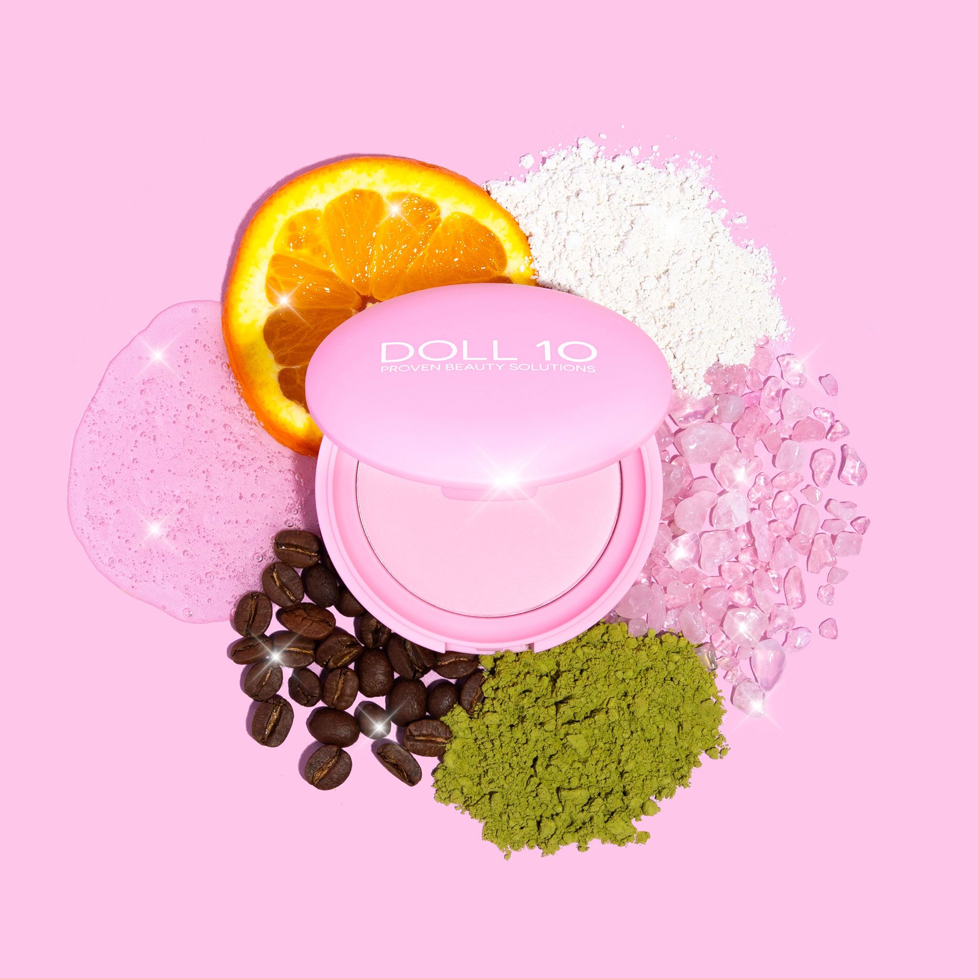 Doll10 Doll Skin™ Cipria in polvere (9,7g), pennello e puff