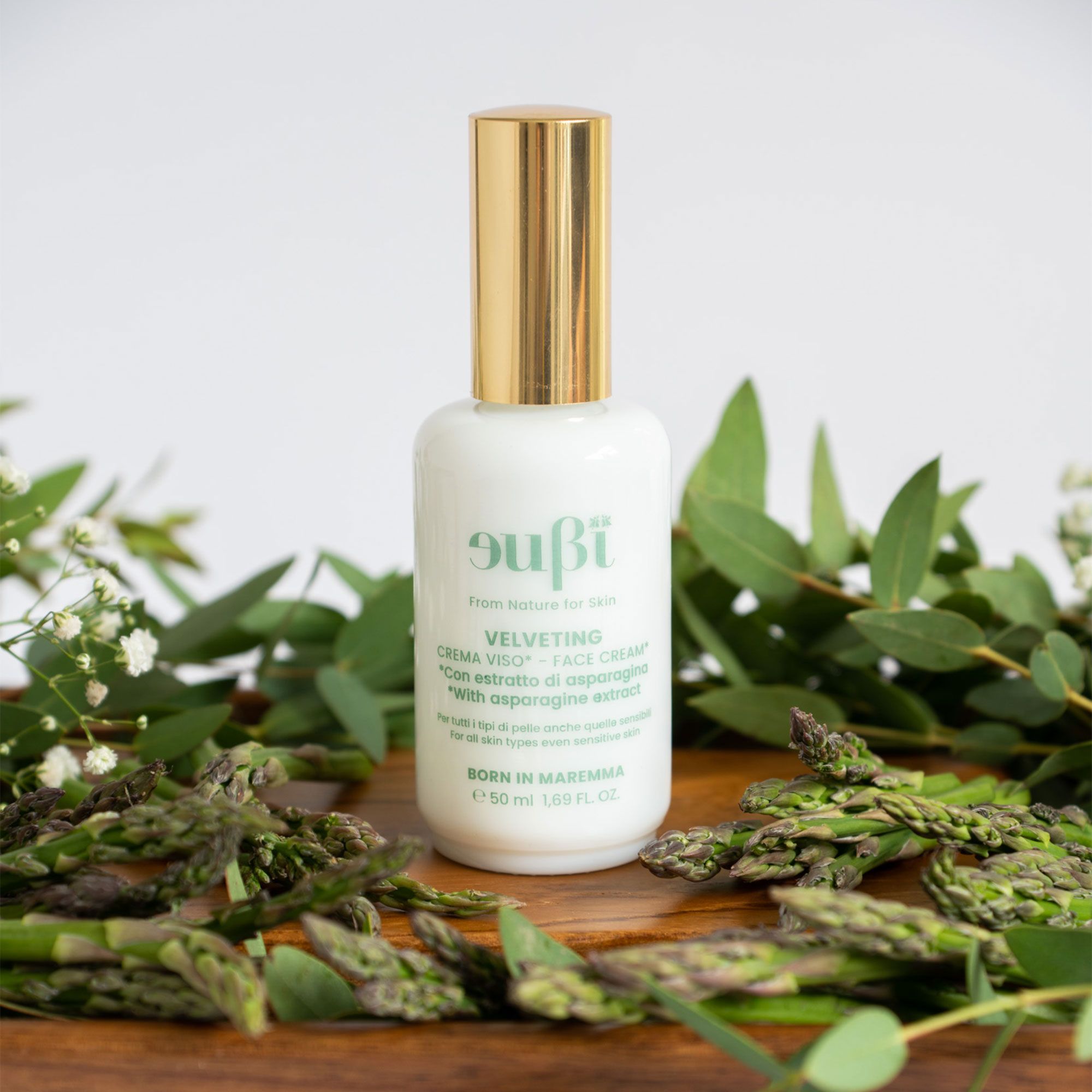 EUBI
Velveting Crema viso
vegana antiossidante
e idratante (50ml)