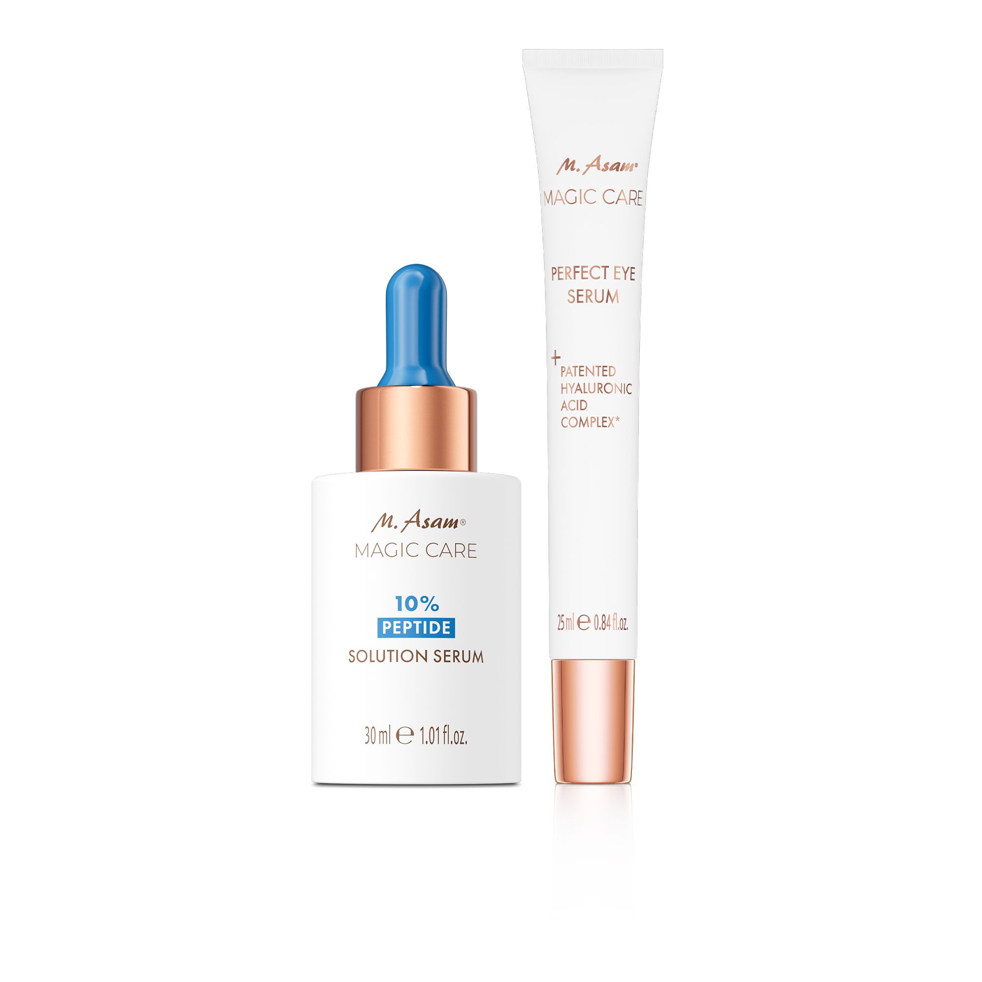 M. Asam
Siero contorno occhi 
(30ml) e siero viso
(25ml)