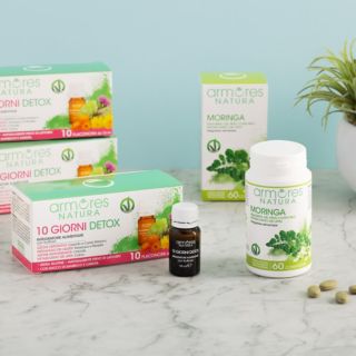 Armores NATURA
Kit integratori:
10 giorni Detox (3pz)
e Moringa