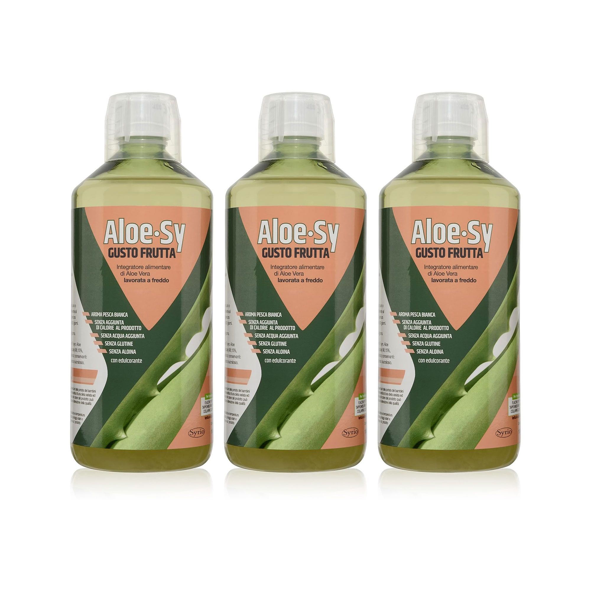 Syrio
Aloe Sy Succo d'Aloe
3 gusti diversi
(3x1000ml)