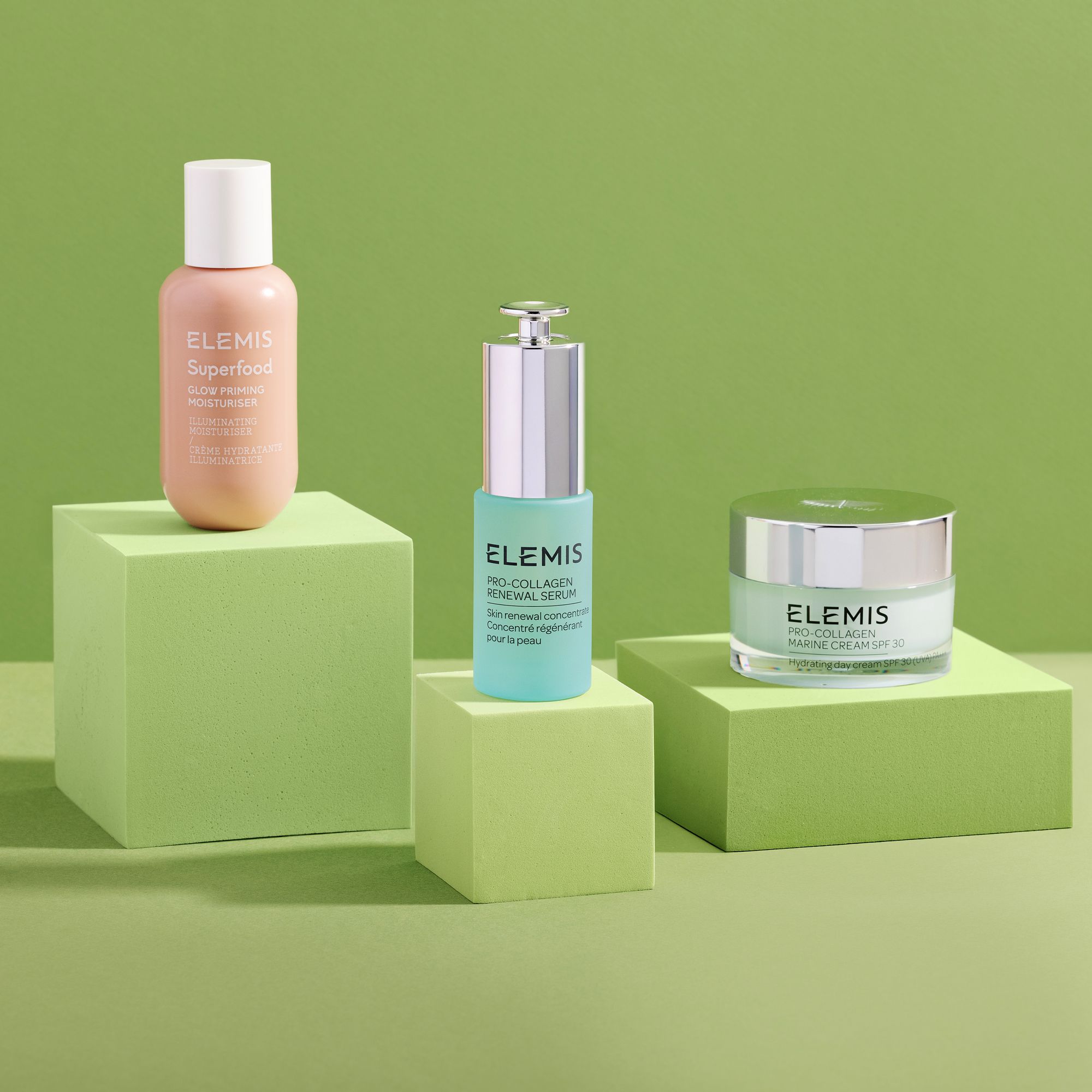 Elemis
Pro-Collagen Siero
e crema giorno SPF30
+ idratante Superfood