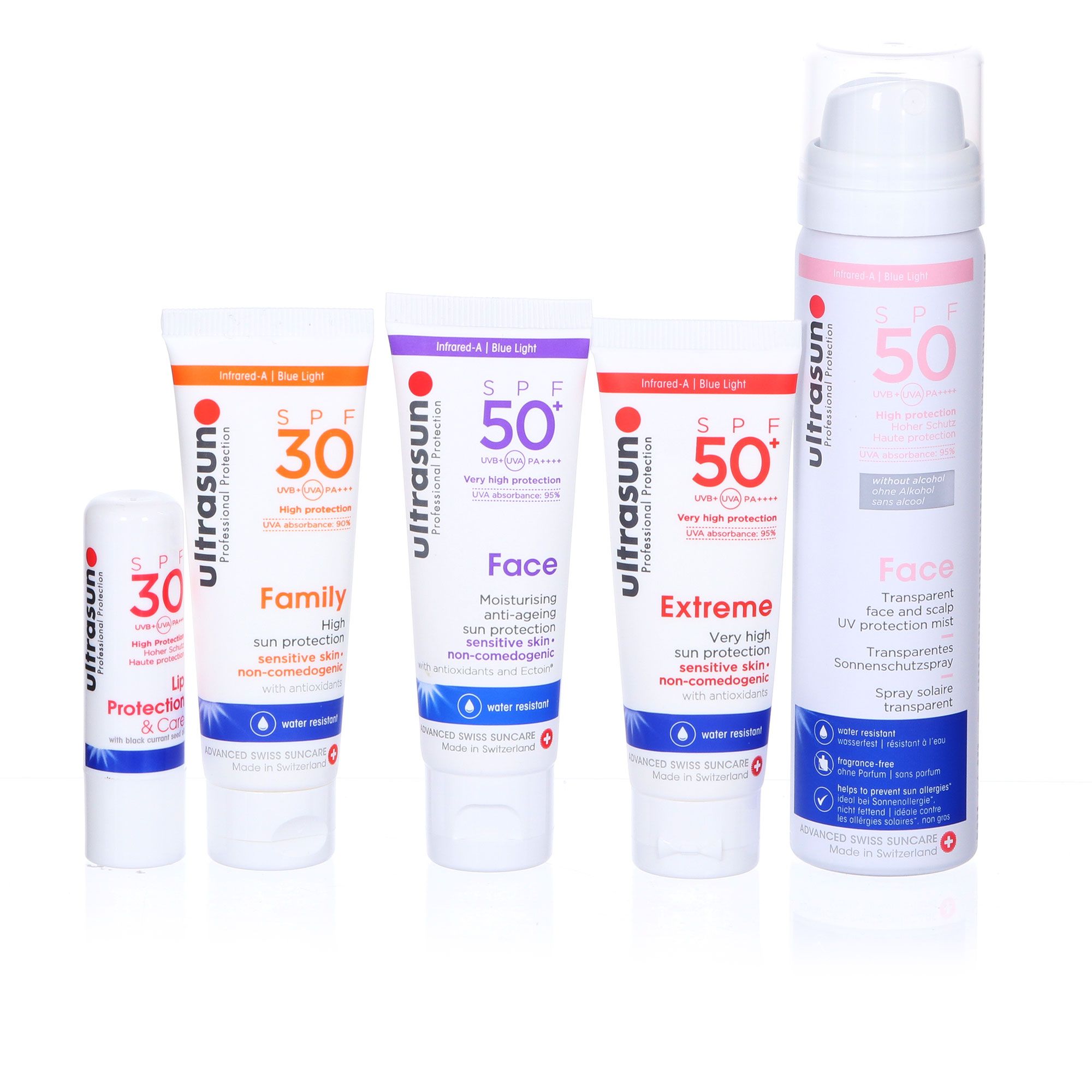 Image of Ultrasun Kit 5 solari viso e corpo SPF30 e 50+061