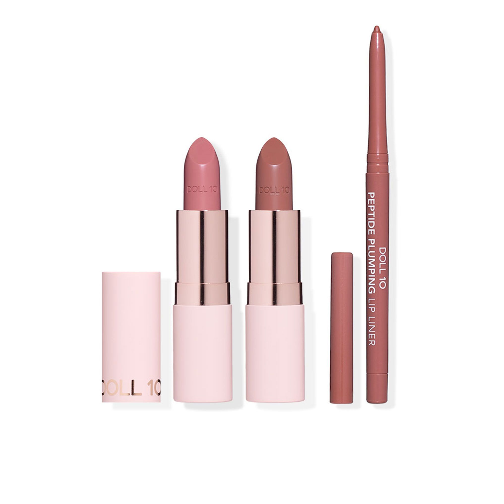 Doll10
Lip combo kit:
rossetto (2x3,7g) e
matita labbra (0,35g)