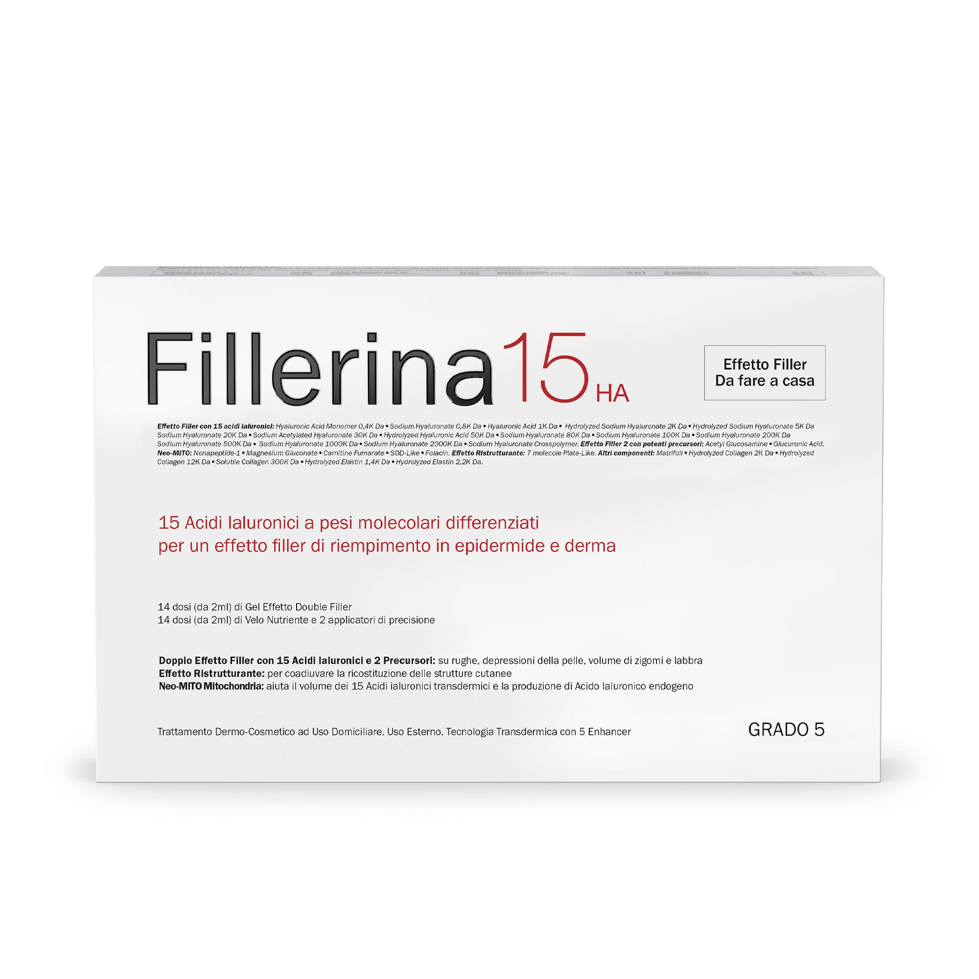 Fillerina
15 HA Trattamento
Intensivo Grado 5