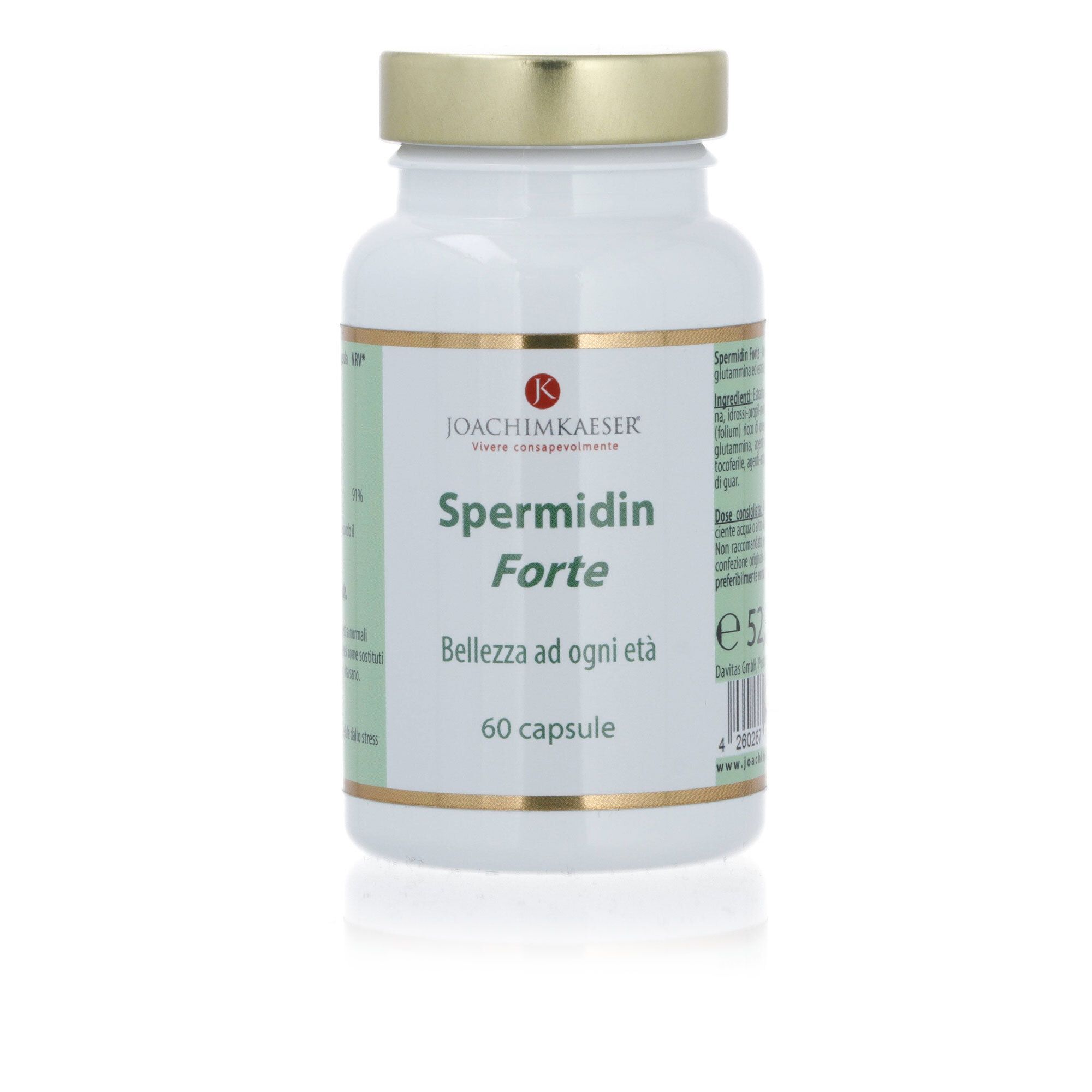 QVC Joachim Kaeser Integratore alimentare Spermidin Forte con spermidina