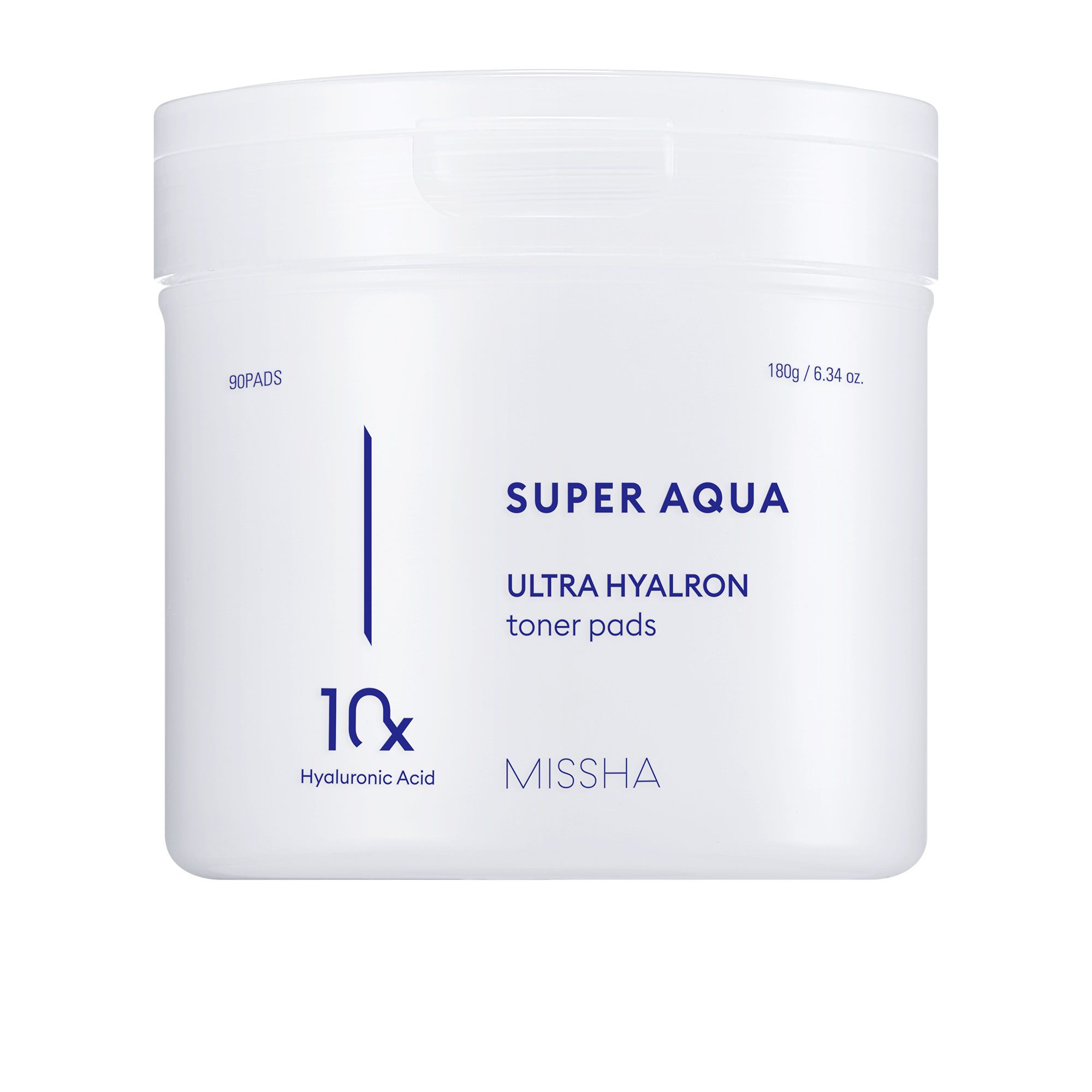 Missha Super Aqua Dischetti tonici viso con acido ialuronico (90 pz)