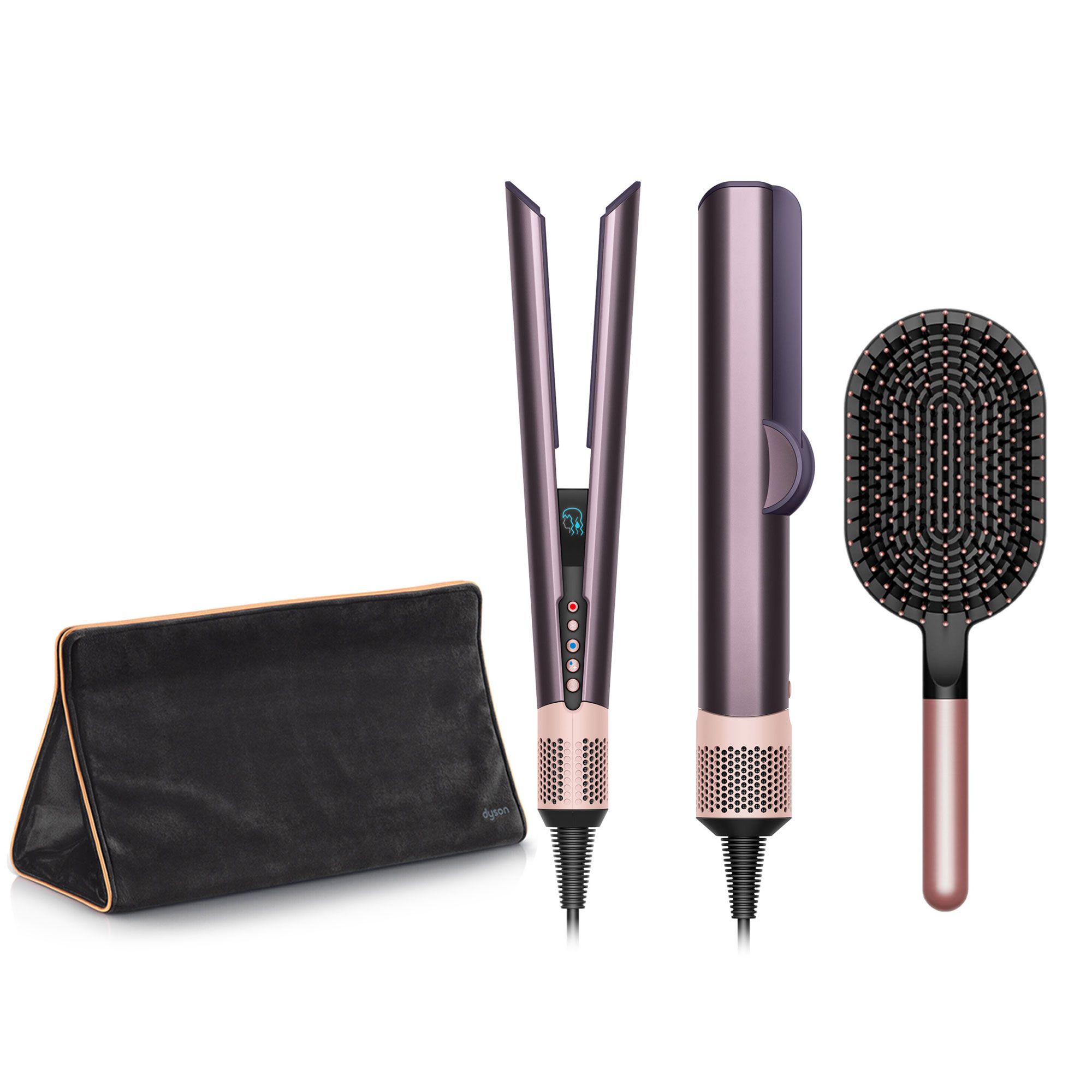  Dyson
Airstrait™ Jasper
Plum Piastra capelli,
spazzola e travel bag