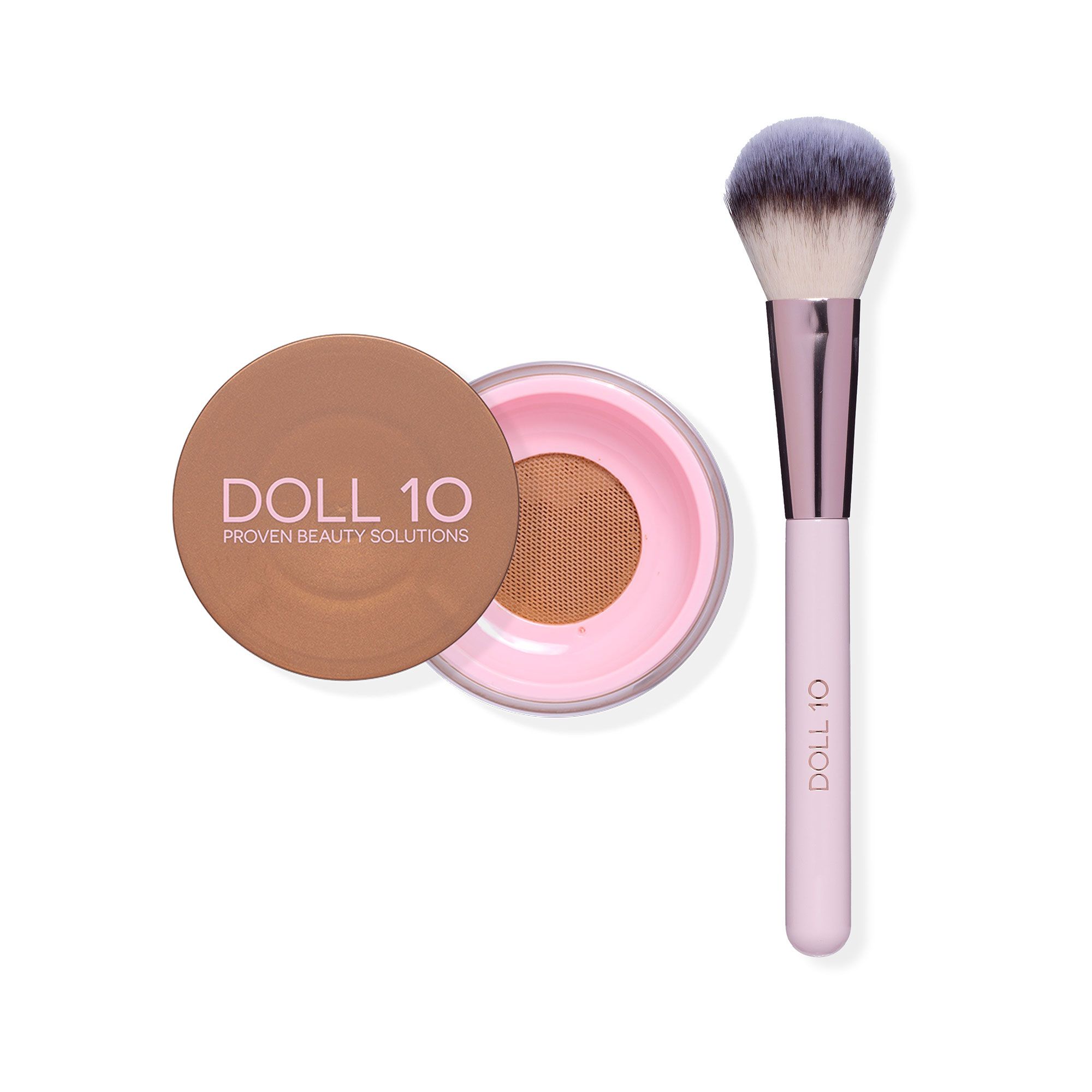 Doll10
Bronzer opaco
in polvere (6g)
con pennello