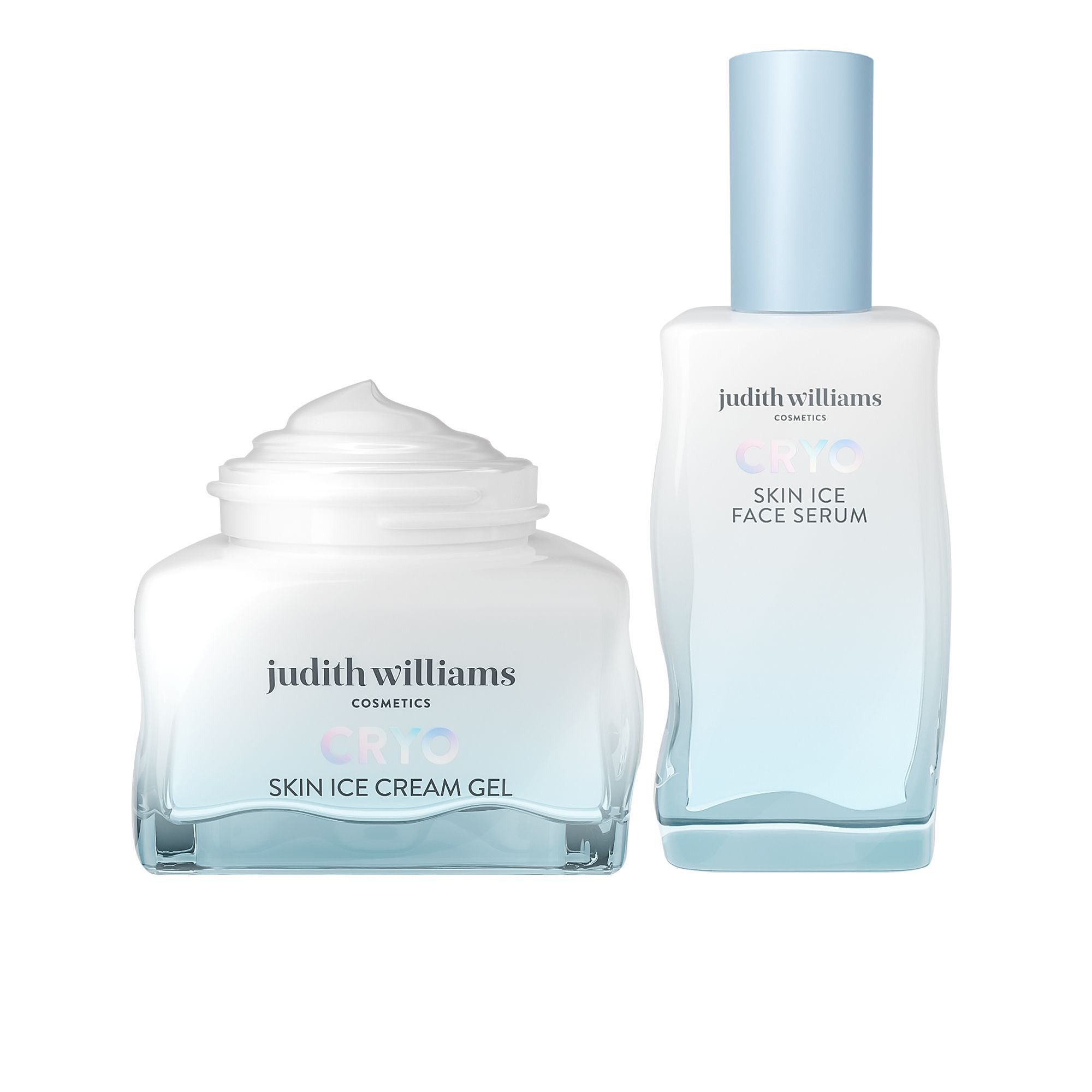 QVC Judith Williams Cryo Skin Ice Duo Crema gel+siero viso