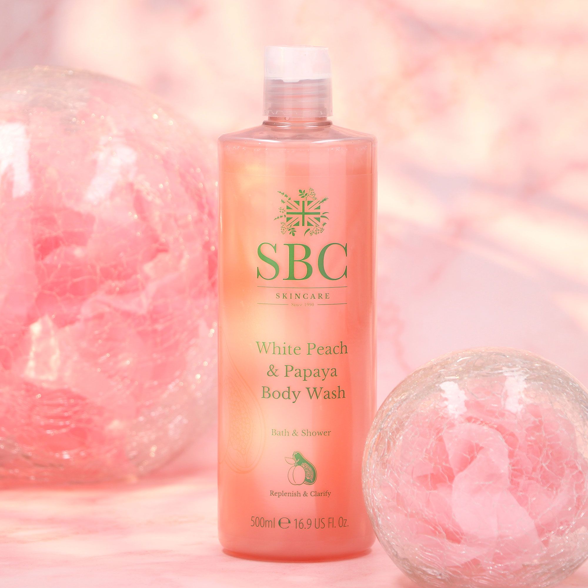 SBC
Bagnoschiuma
Pesca Bianca e
Papaya (500ml)