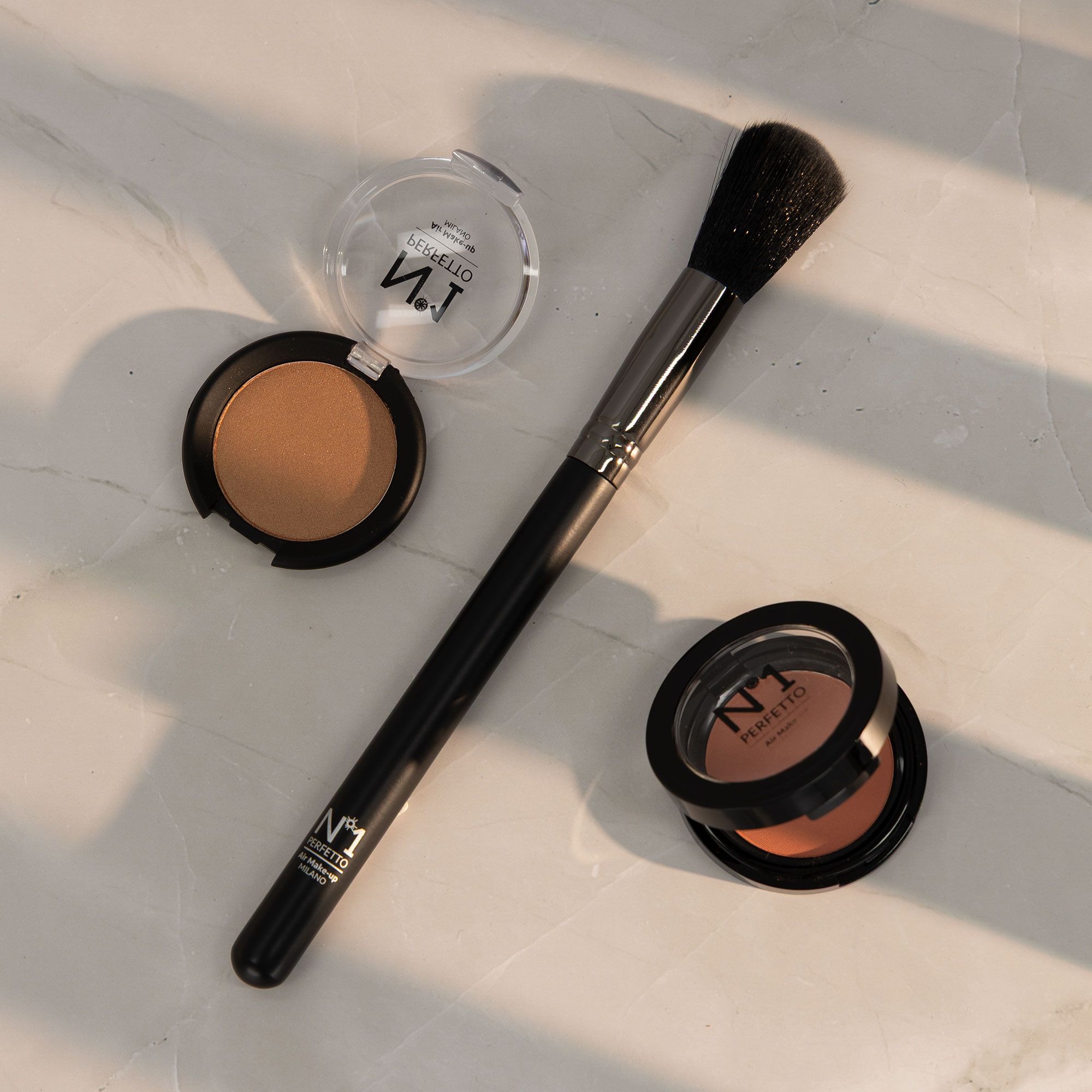 N°1 Perfetto
Kit viso e occhi:
ombretto, blush
e pennello