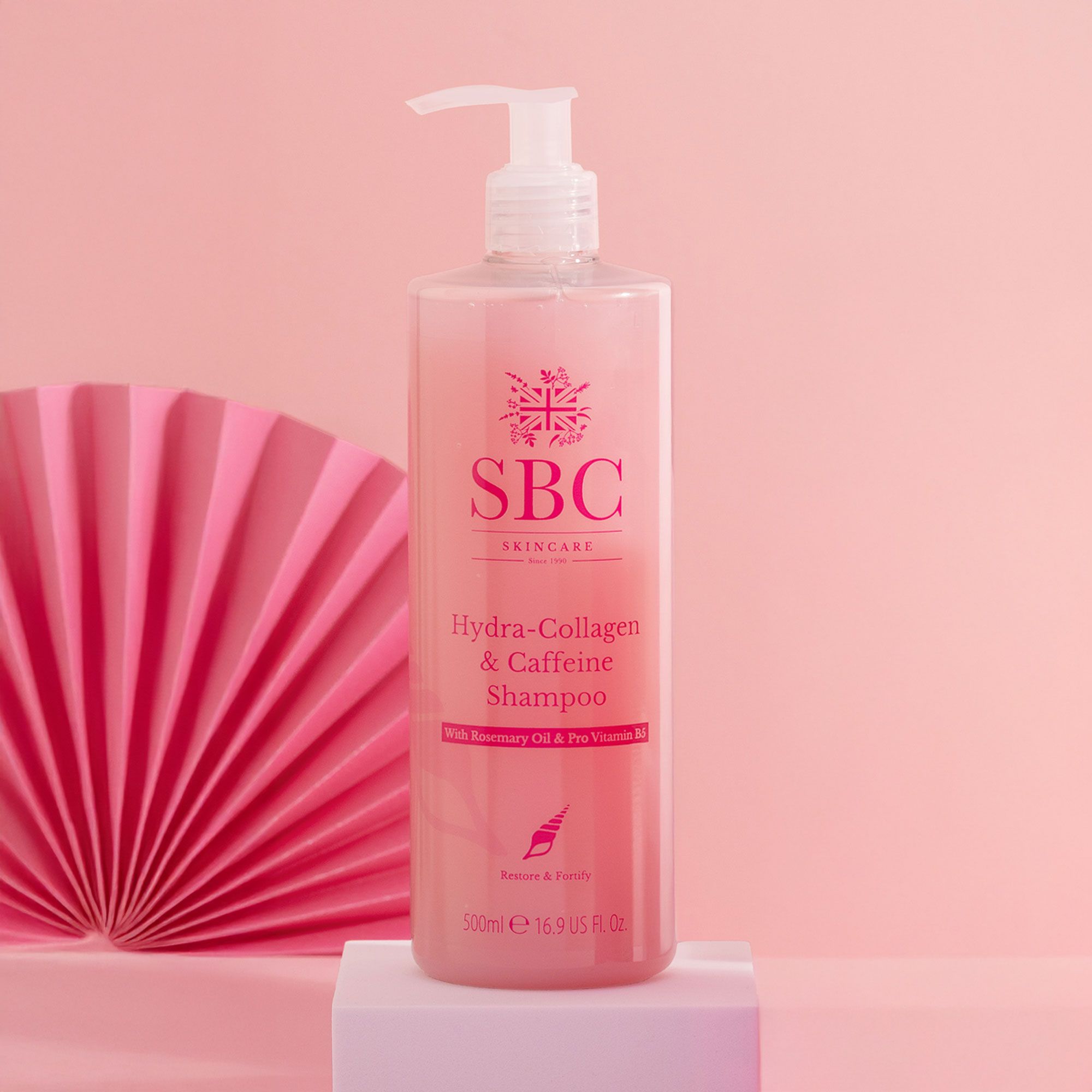 SBC
Hydra-Collagen
& Caffeine Shampoo
(500ml)