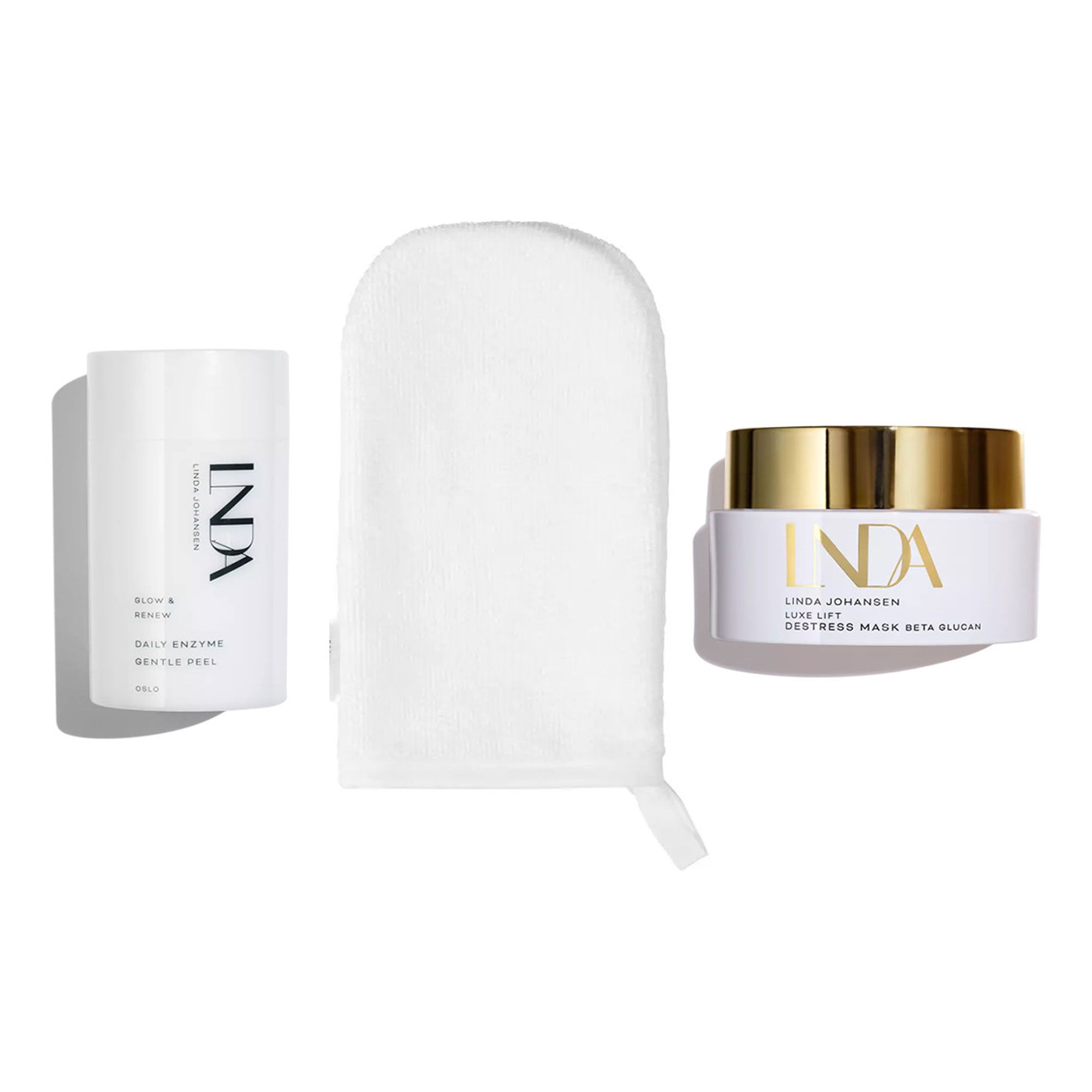 LNDA Skincare
Radiance Peeling
(30g), guanto e
crema viso (50ml)
