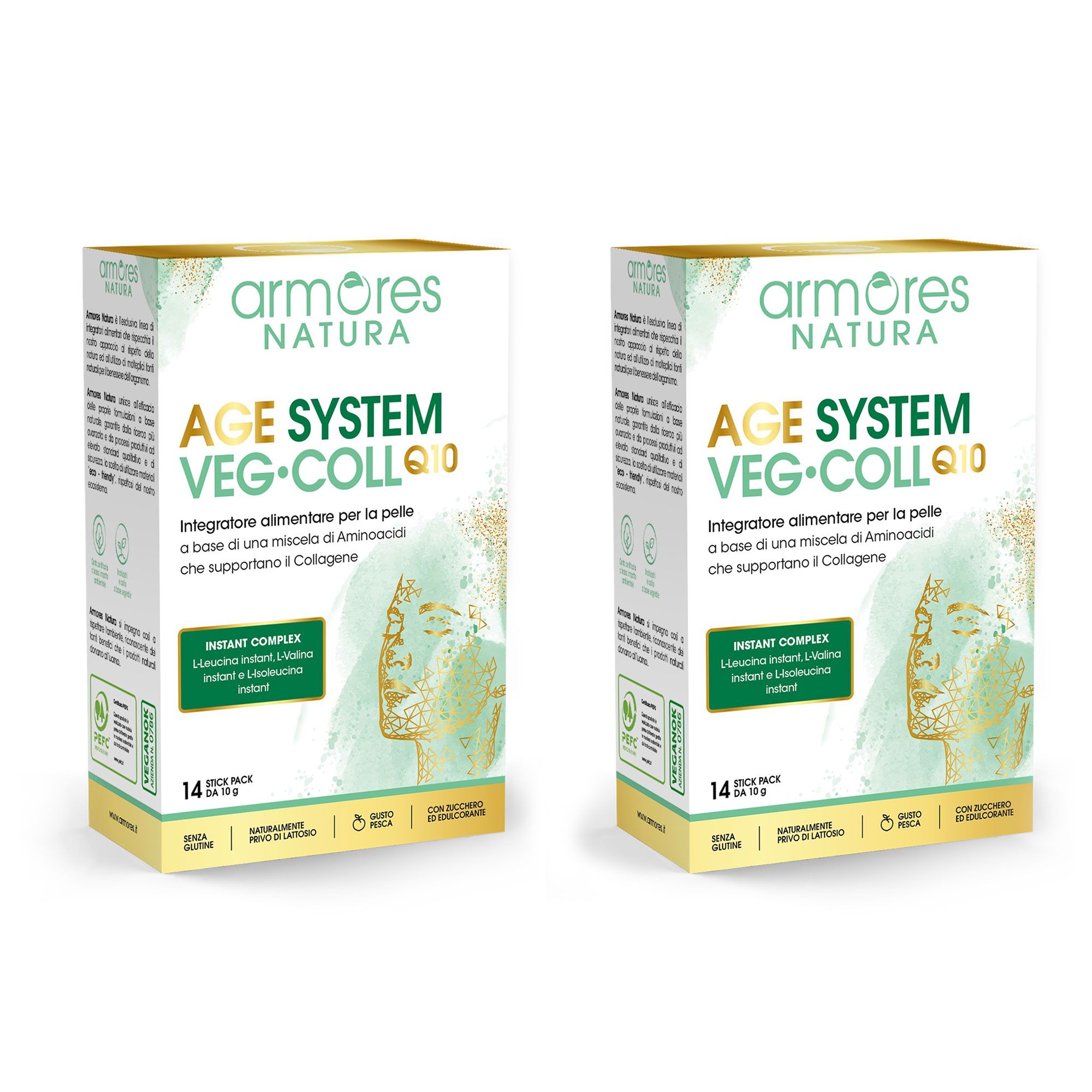 Image of Armores NATURA Age System Veg-Coll Q10 Integratore vegano (2 pz)061