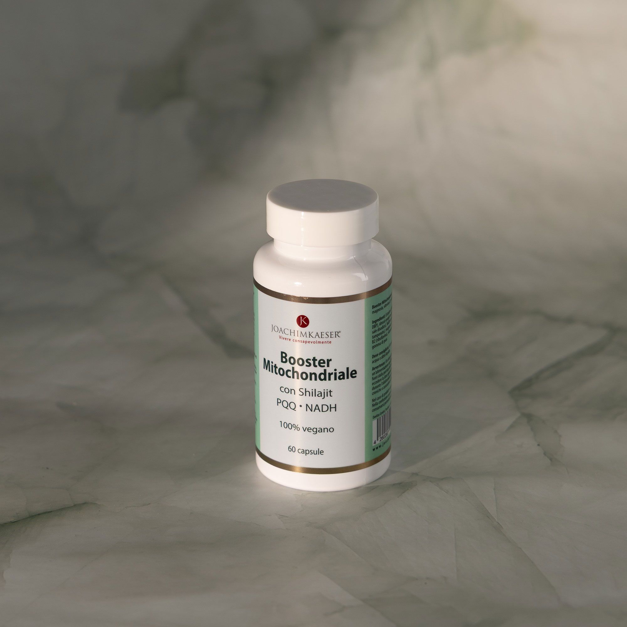 Joachim Kaeser
Integratore Booster
Mitochondriale
(35g/60cps)