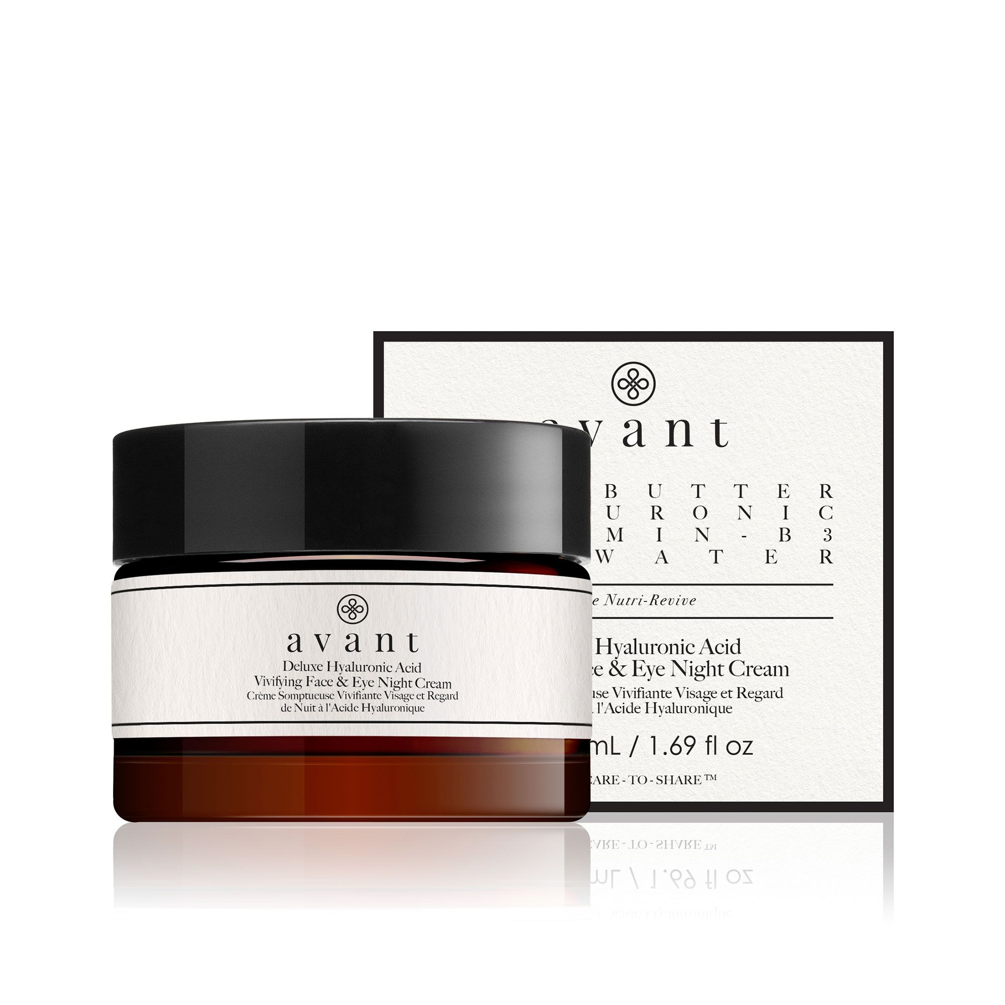 Avant Crema viso e occhi idratante con Acido Ialuronico (50ml)