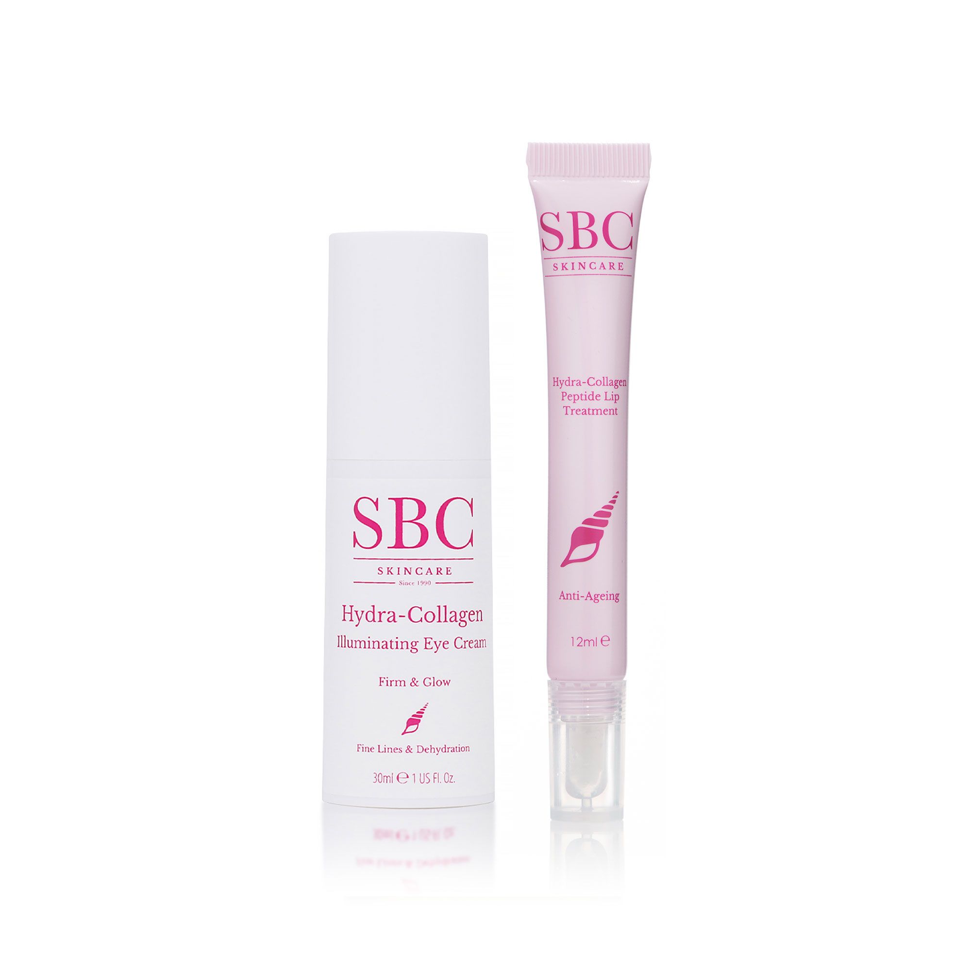 SBC
Hydra-Collagen Crema
Illuminante (30ml) +
Lip Treatment (12ml)