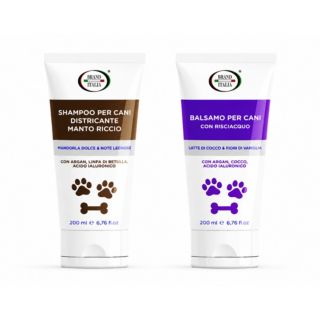 Brand Italia
Shampoo per cani
distrincante (200ml)
+ balsamo (200ml)