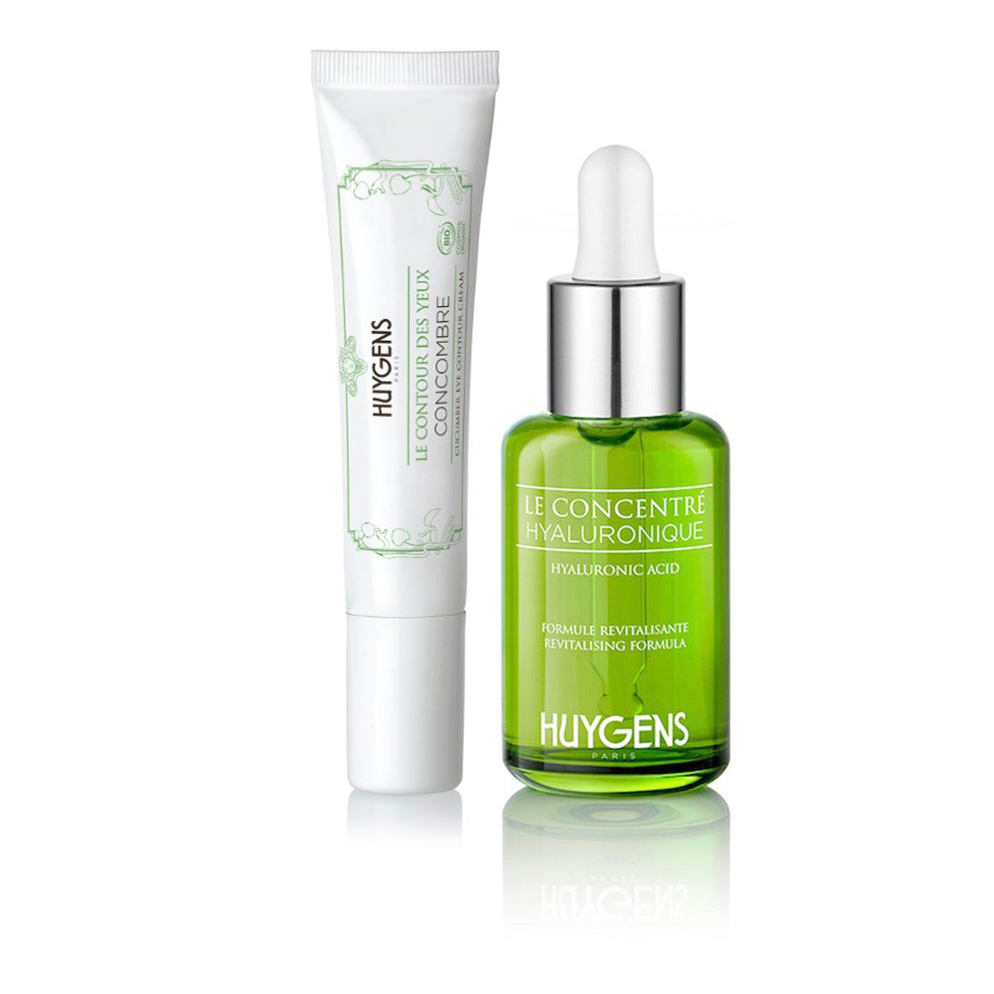 QVC Huygens Duo contorno occhi e siero viso acido ialuronico