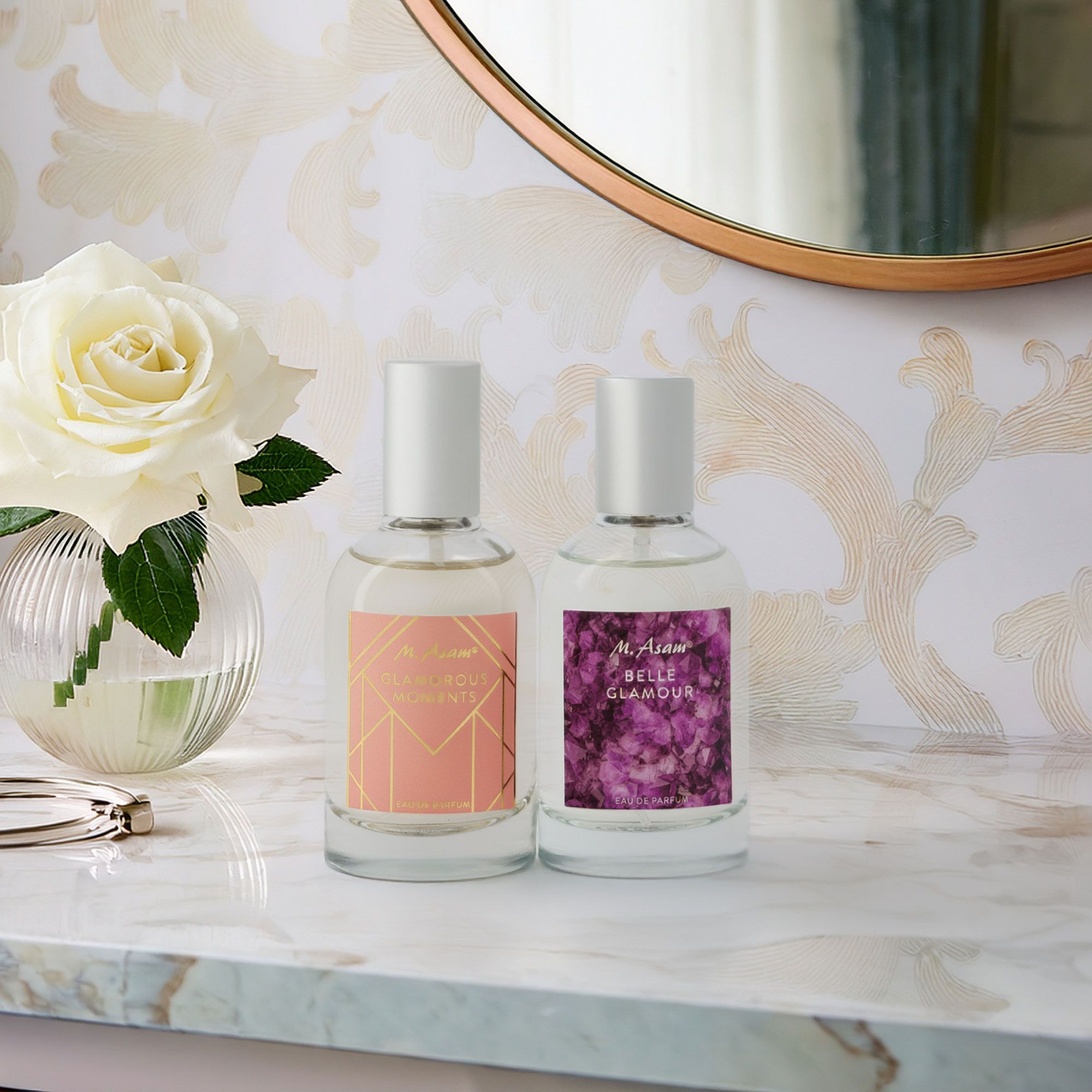 M. Asam
2 profumi da 50ml:
Belle Glamour
e Glamorous Moments