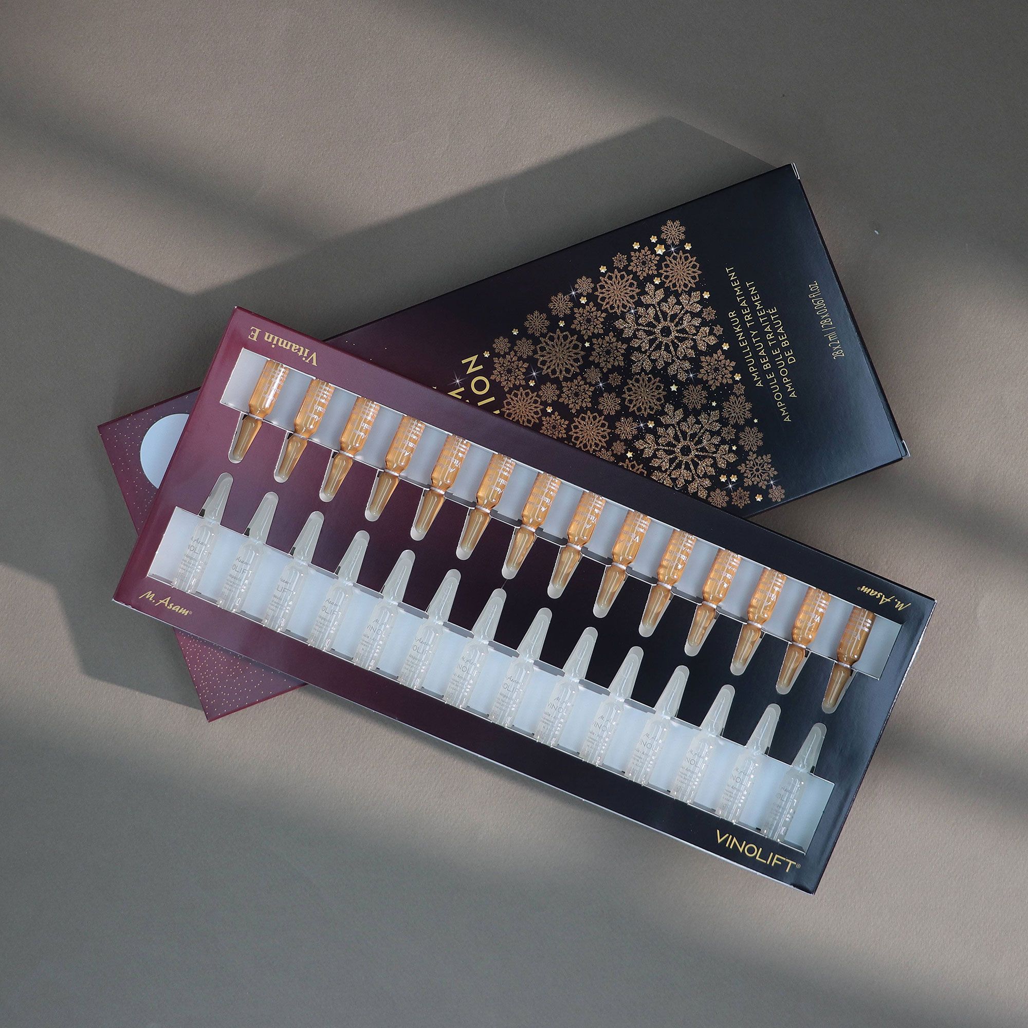 M. Asam
Trattamento beauty
in fiale (14xVinolift
+14xVitamina E)