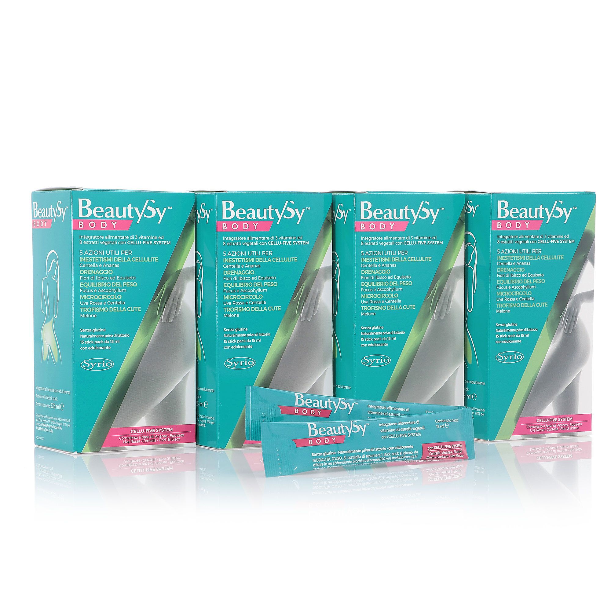 Syrio
Beauty-Sy Body
4x15 stickpack (15ml)
Integratore
alimentare