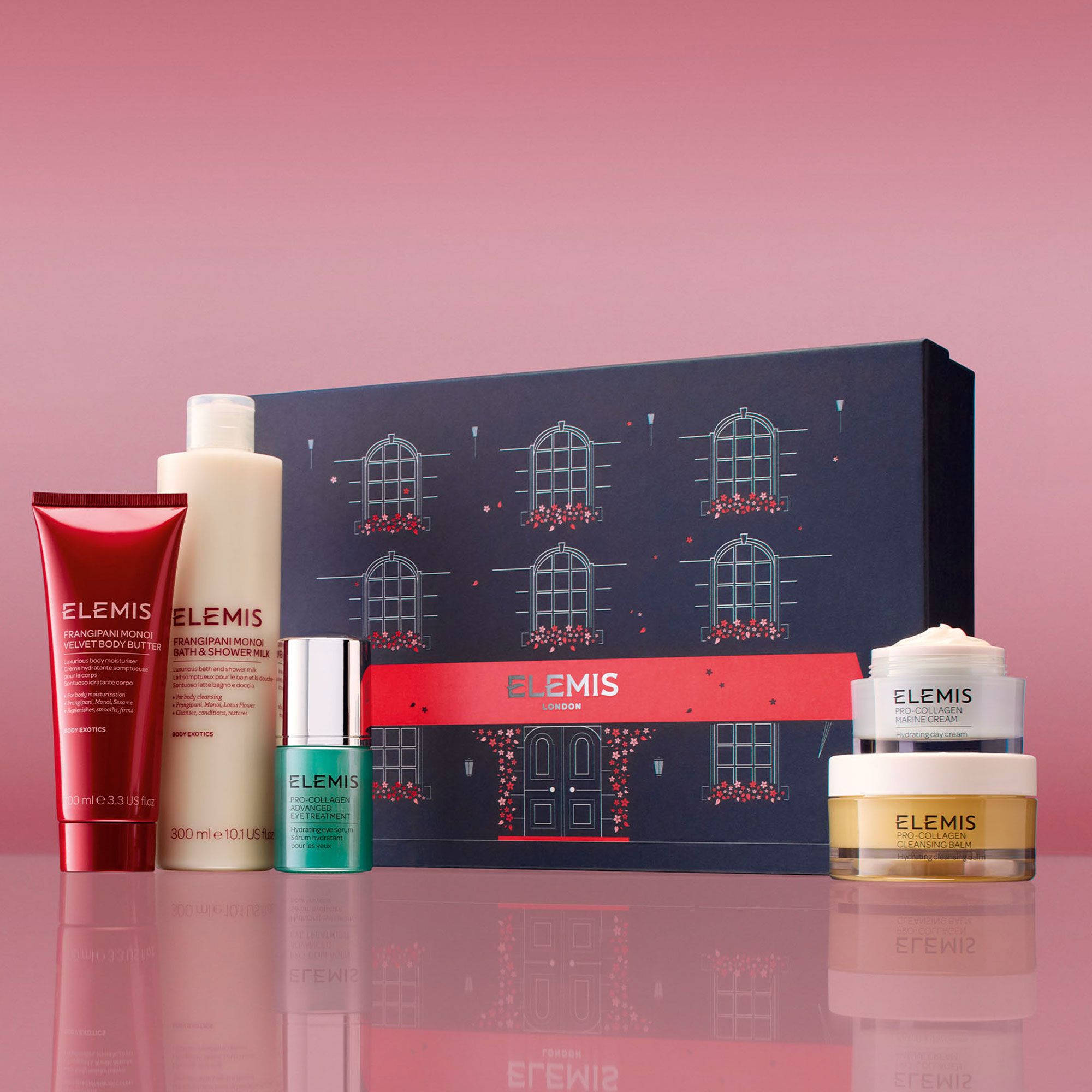 Elemis
Scatola regalo
con 3 prodotti viso
e 2 prodotti corpo