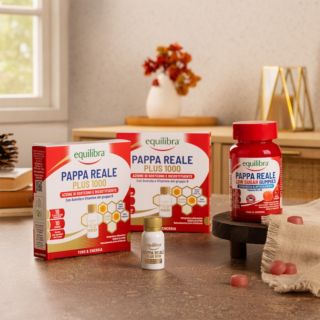 Equilibra
Pappa Reale Plus 1000
(2x150ml) + Low Sugar
Gummies (1x30pz)