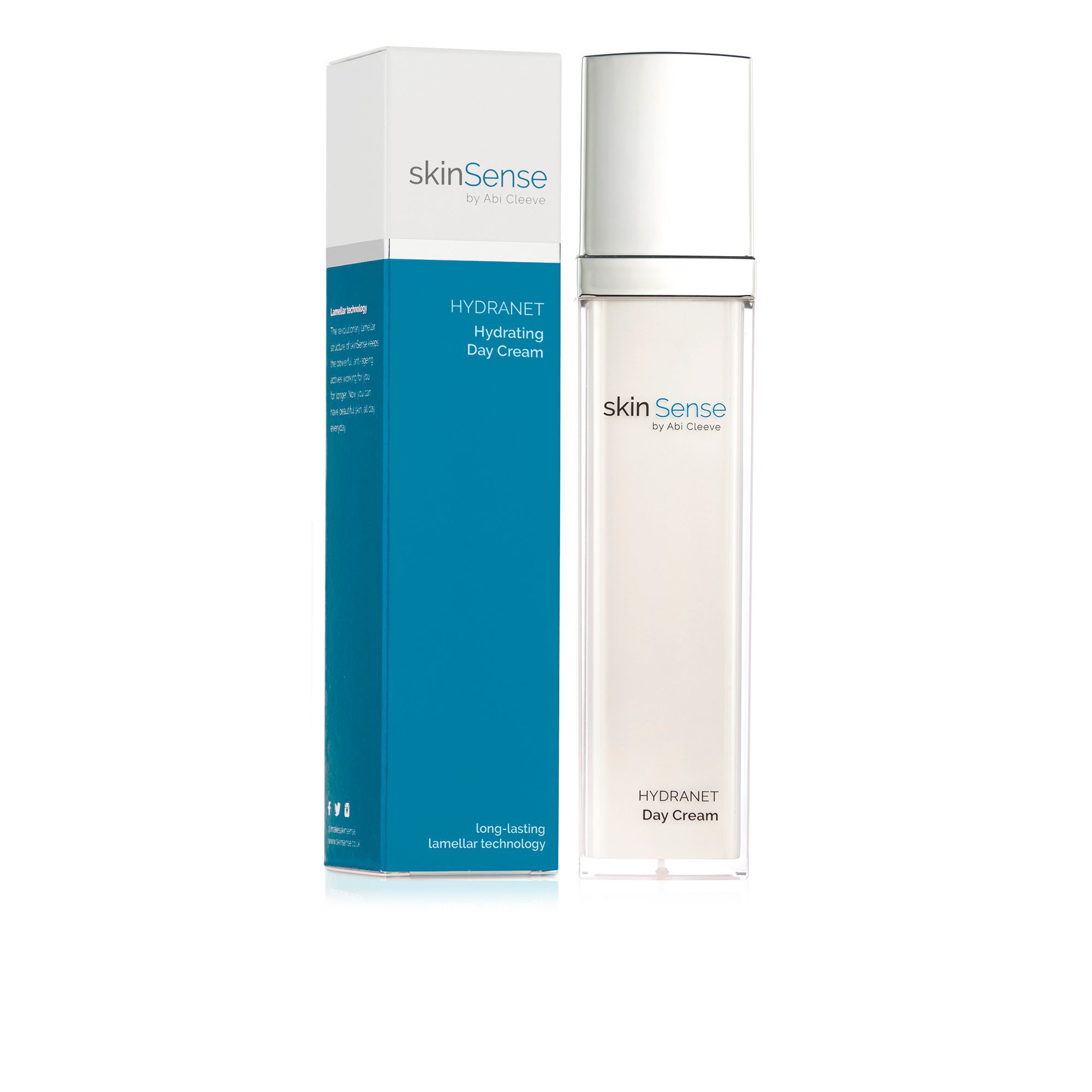 QVC Skinsense Crema idratante viso da giorno Hydranet