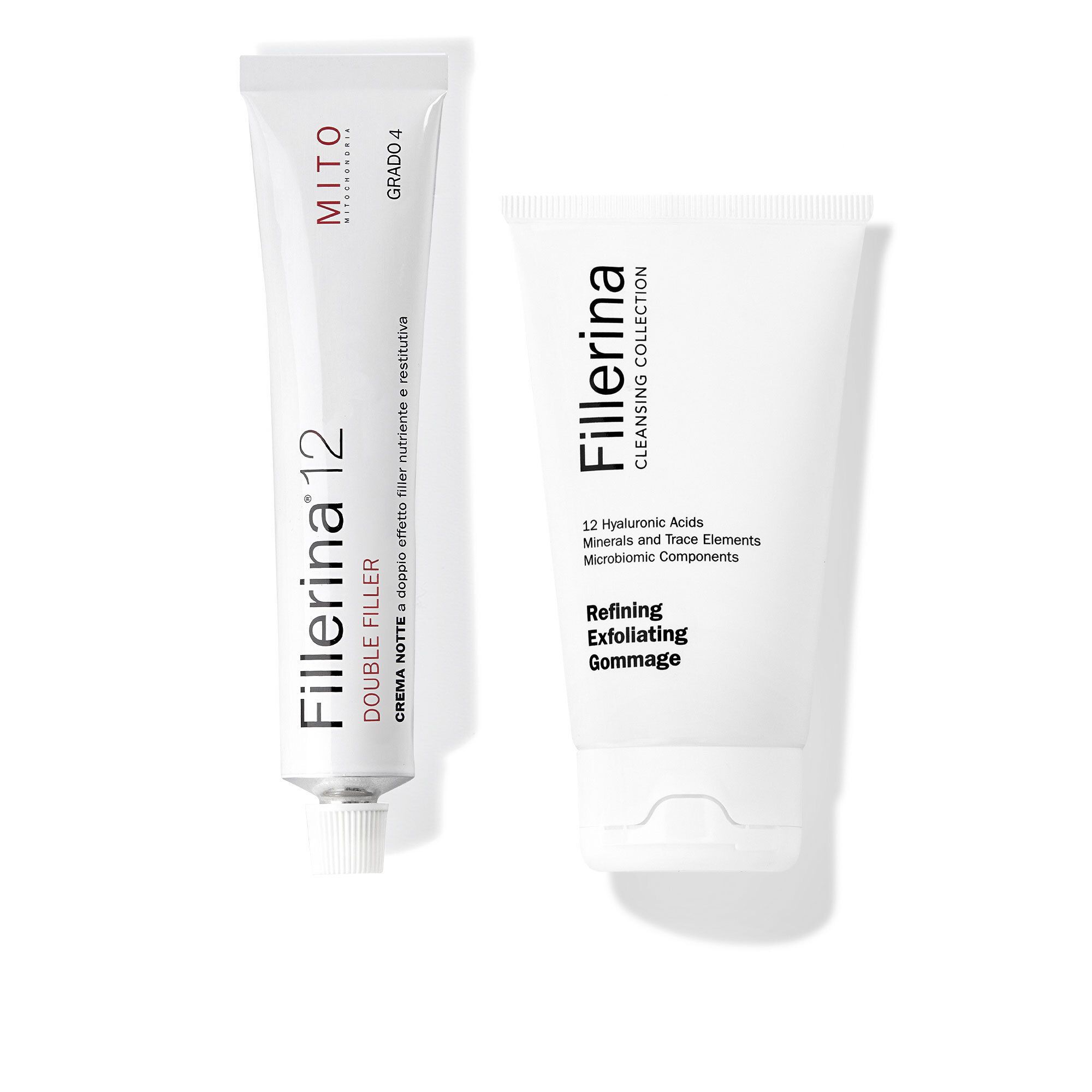 Image of Fillerina Crema notte effetto filler grado 4 e gommage esfoliante061