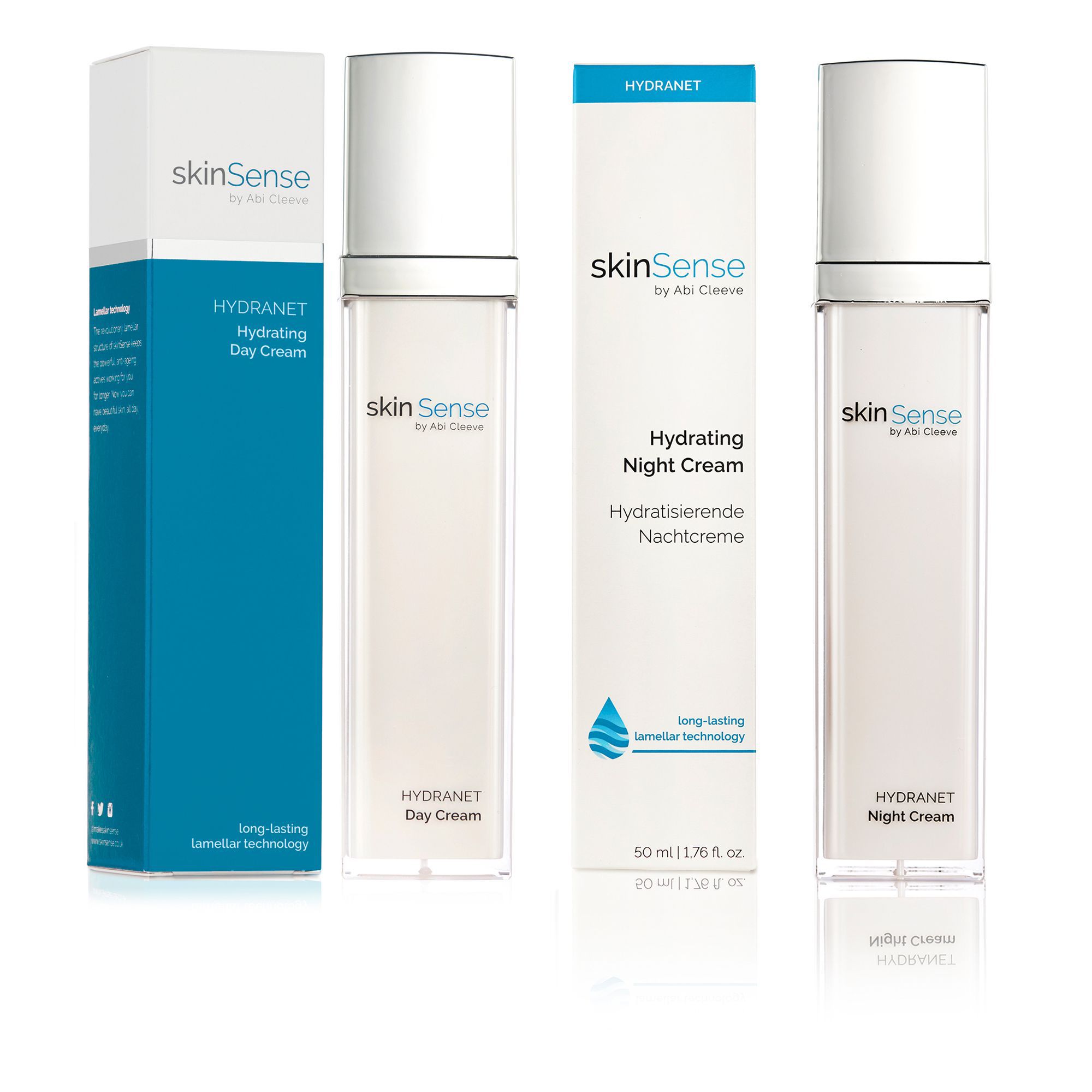 QVC Skinsense Duo Hydranet: crema giorno e crema notte