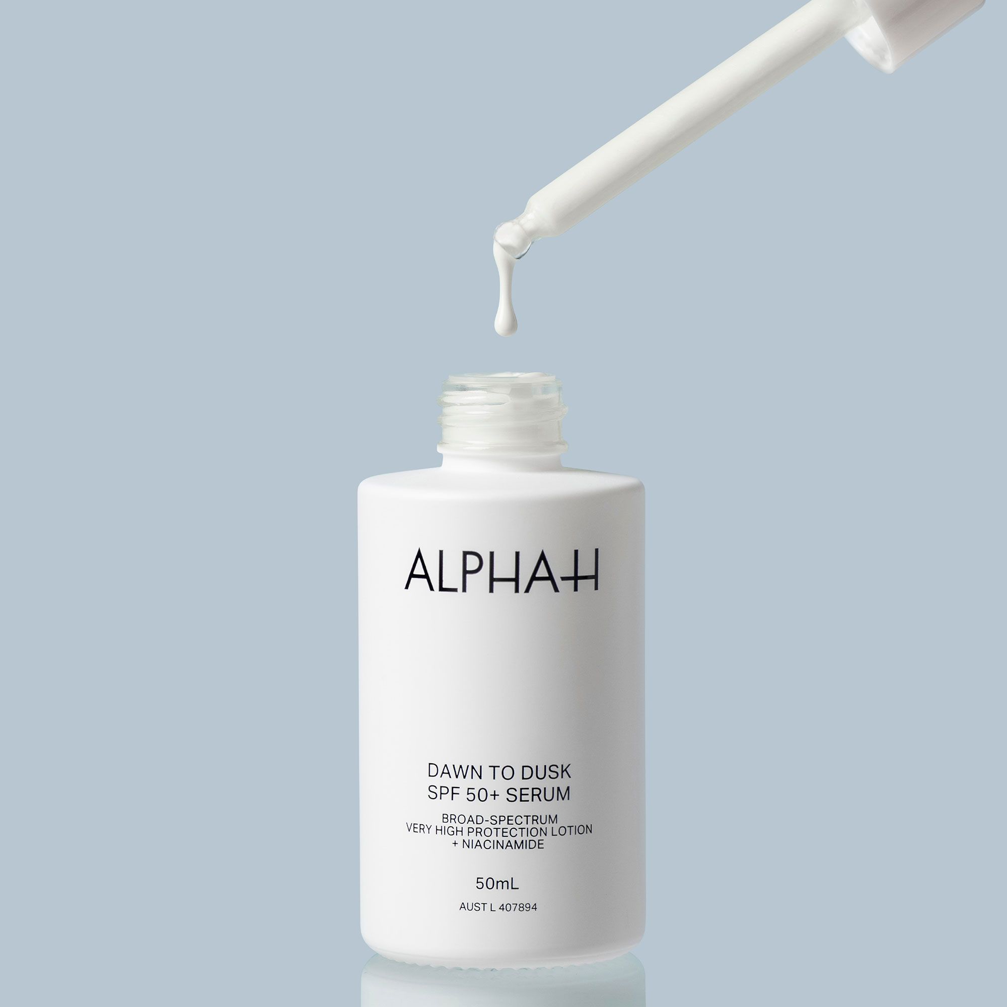 Alpha - H
Siero viso protezione
solare SPF50+
Dawn To Dusk (50ml)