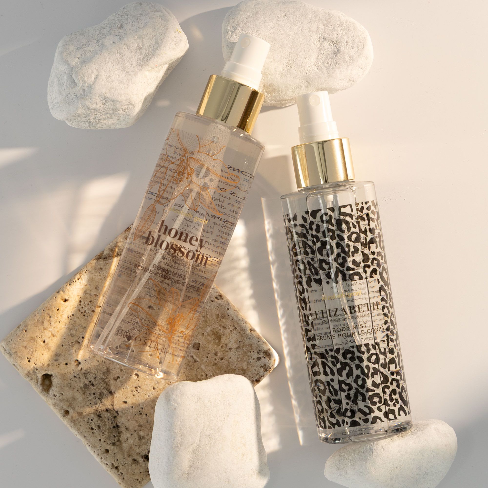 Elizabeth Grant
Mist miele e fiori
(150ml) e mist limone
e orchidea (150ml)