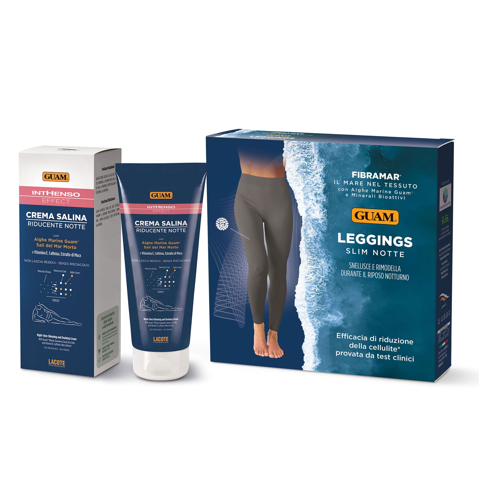 Guam®
Leggings Slim Notte +
Crema Salina Notte
(75ml)
