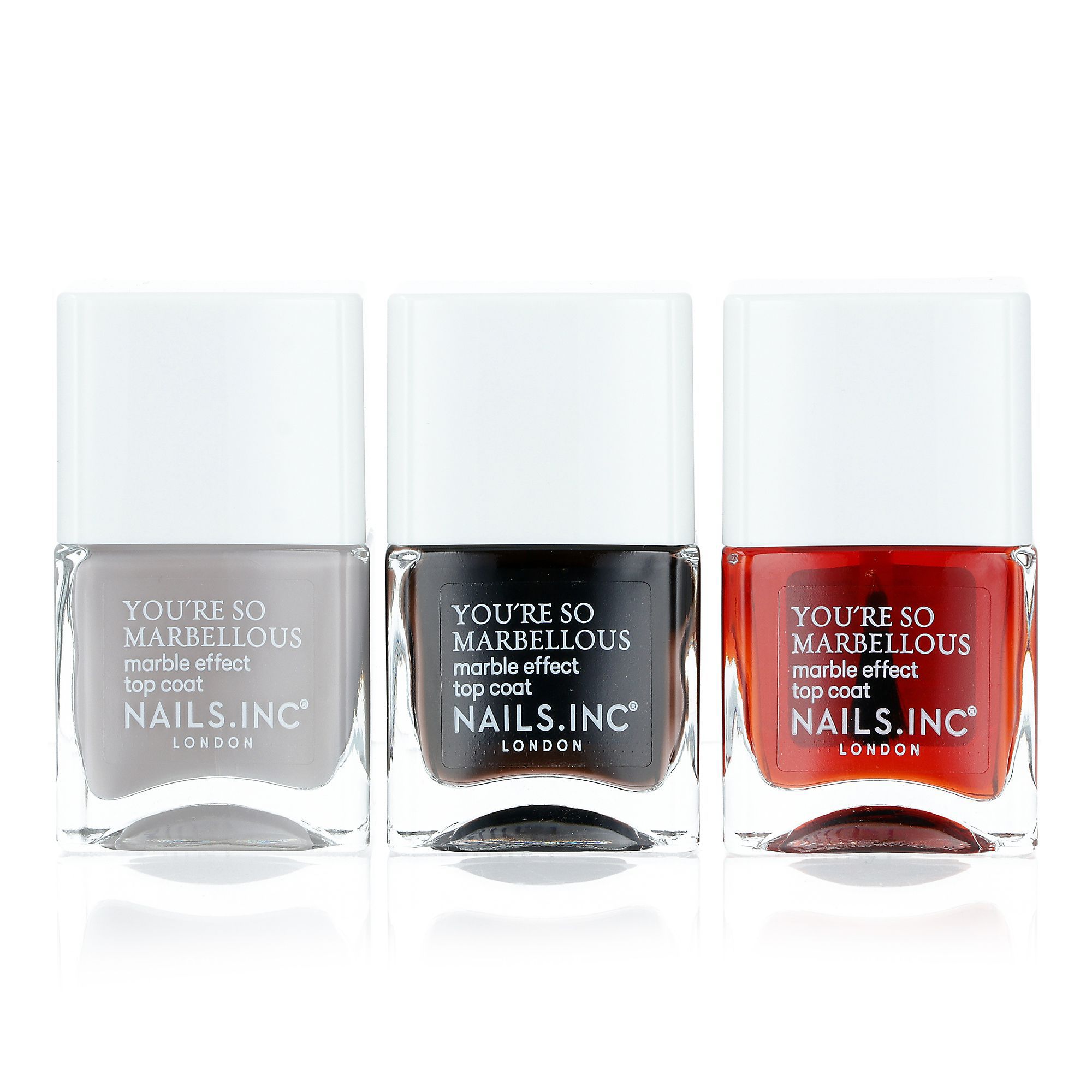 QVC Nails Inc Marvel at the marble trio smalti effetto marmo 3x14ml