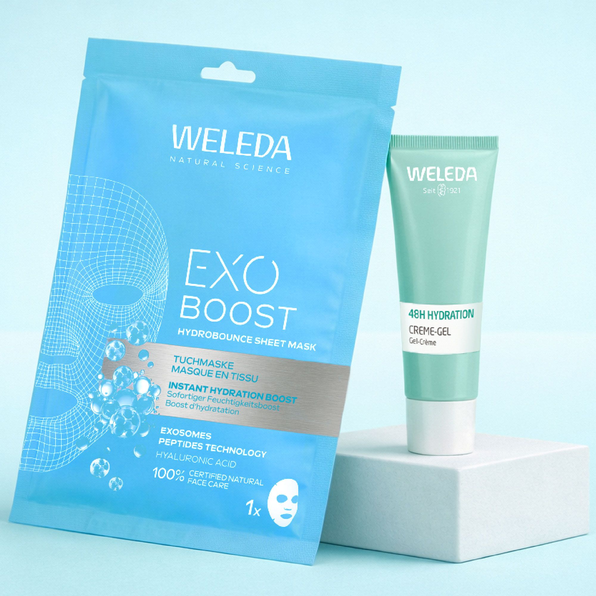 Weleda
Kit viso Hydra+:
maschera (20ml)
e crema (30ml)