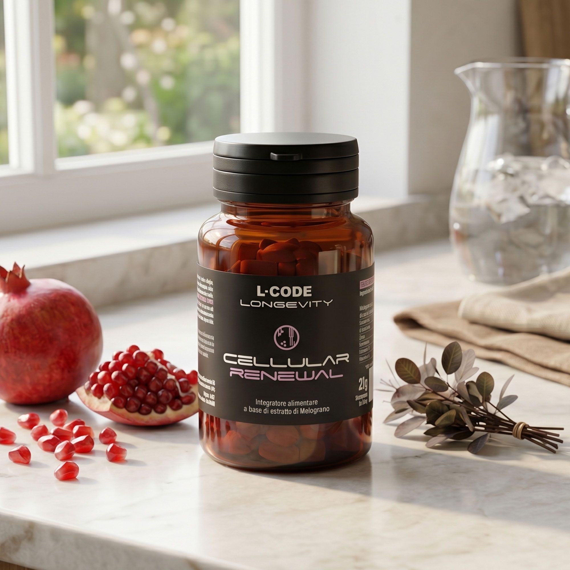 L-Code Longevity
Integratore 
alimentare Cellular
Renewal (30 cps)