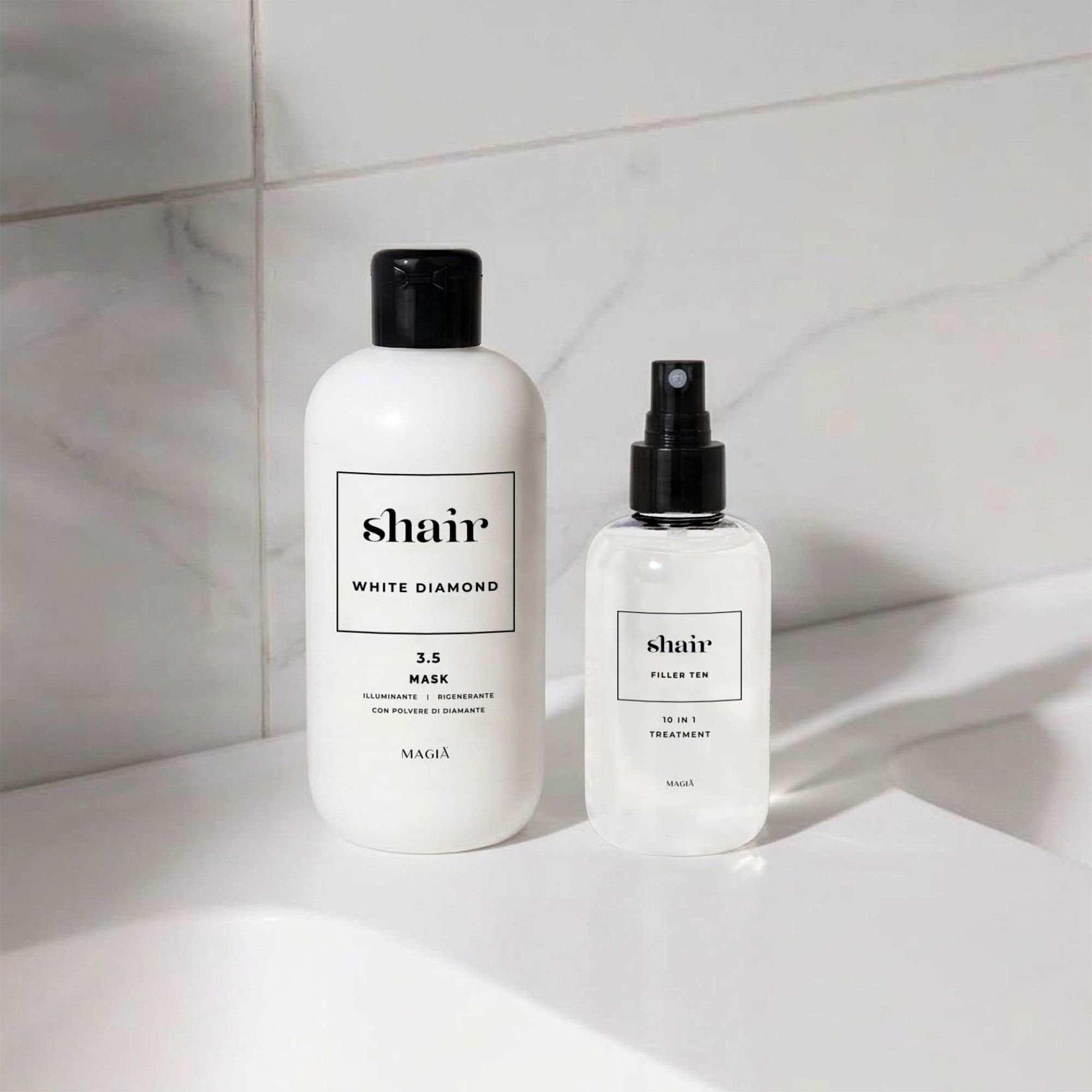 Shair
Maschera White
Diamond (250ml)+
Spray Filler (150ml)