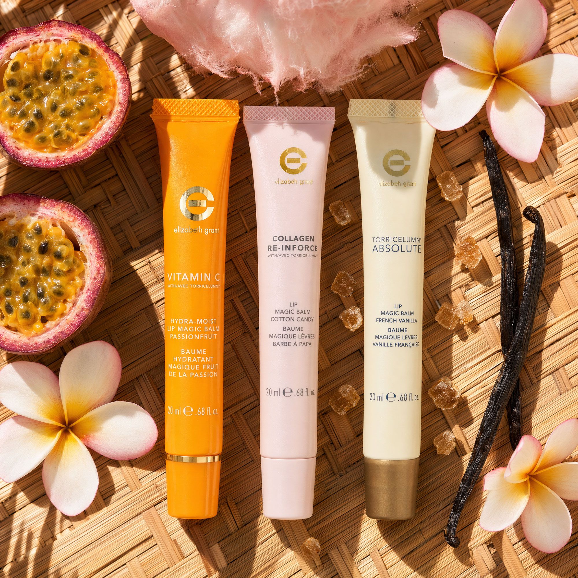 Elizabeth Grant
Kit 3 balsami labbra:
Torricelumn, Collagen
e Vitamin C