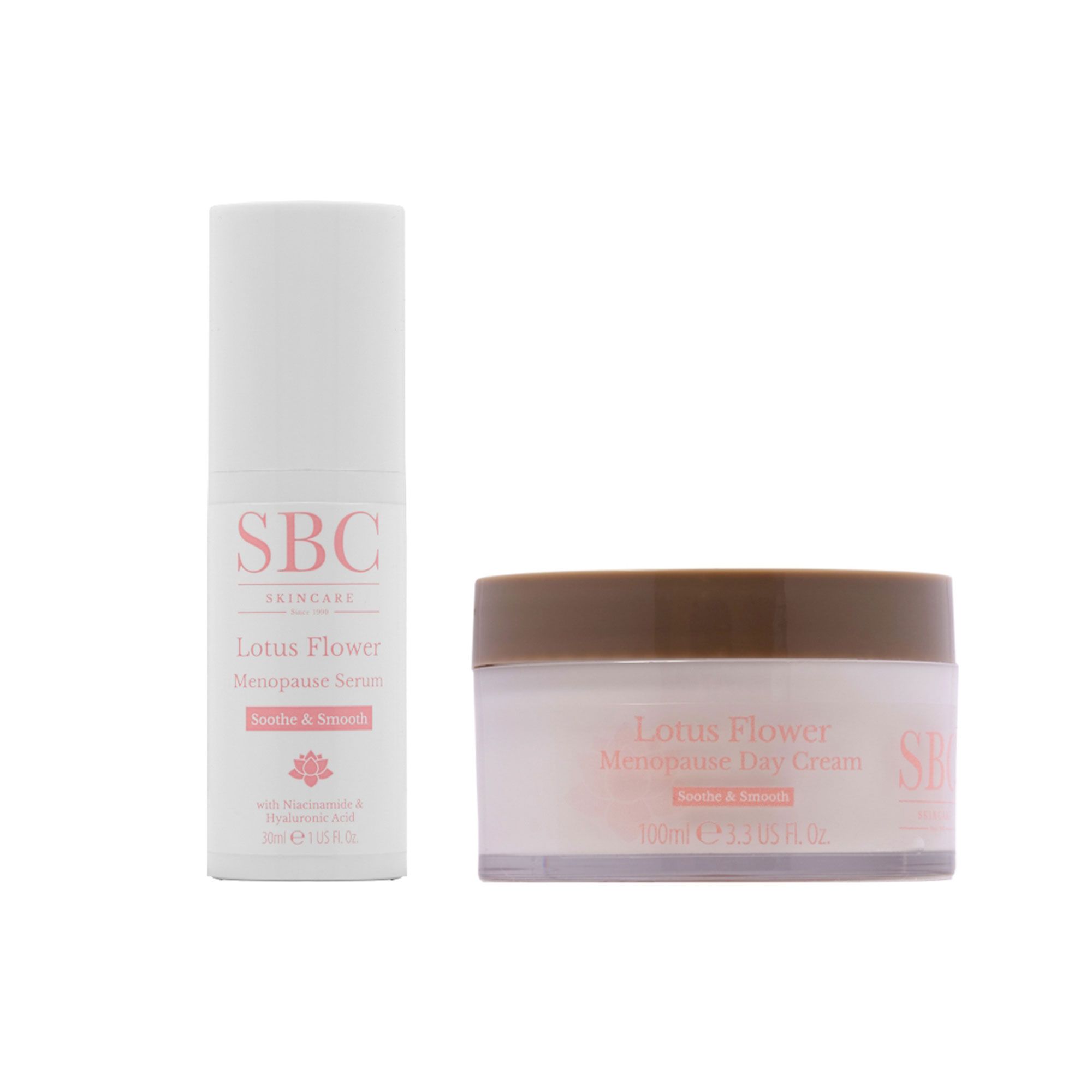 Image of SBC Lotus Flower Menopause Siero e crema viso061