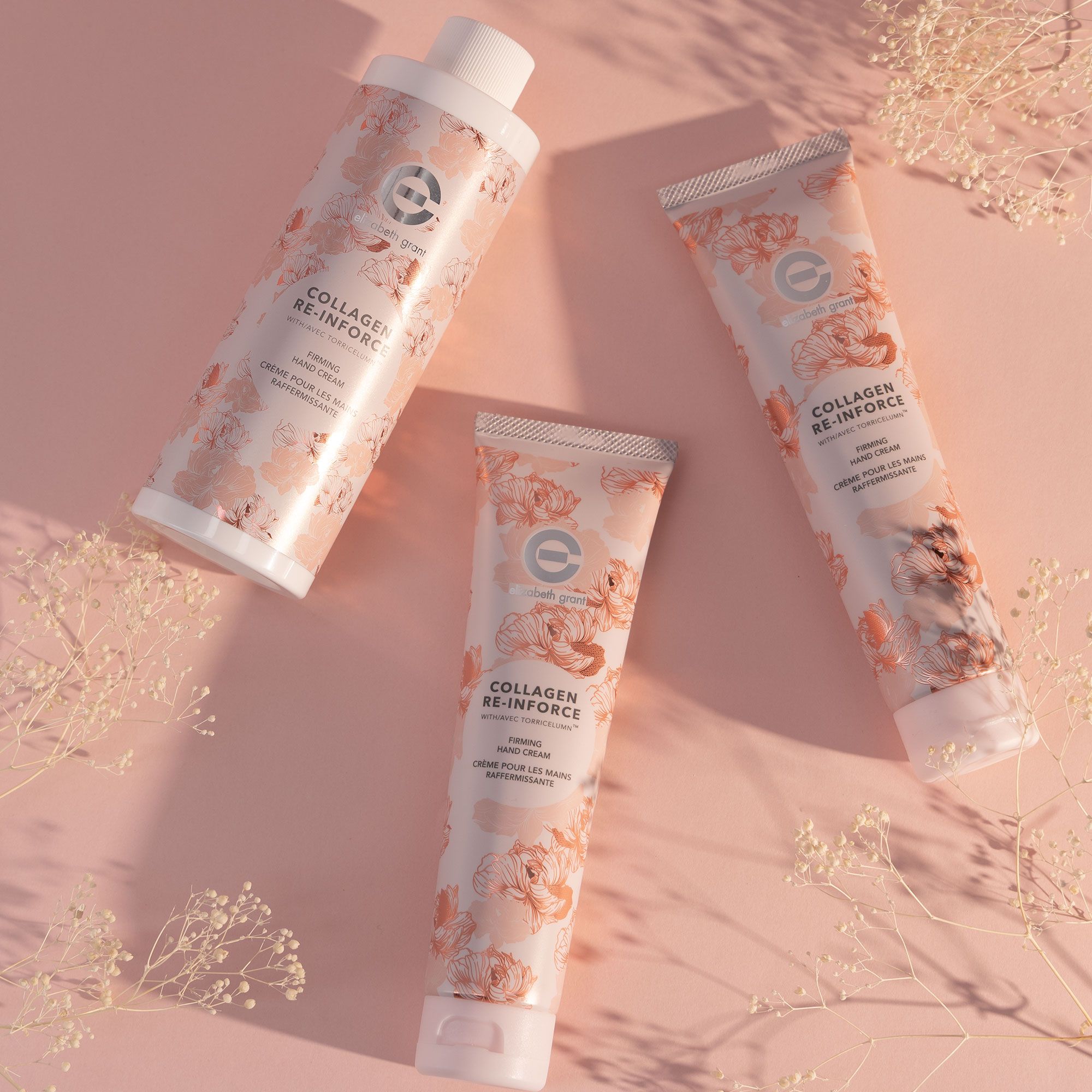 Elizabeth Grant
Crema mani Collagen
Re-Inforce
(1x230 ml, 2x100 ml)