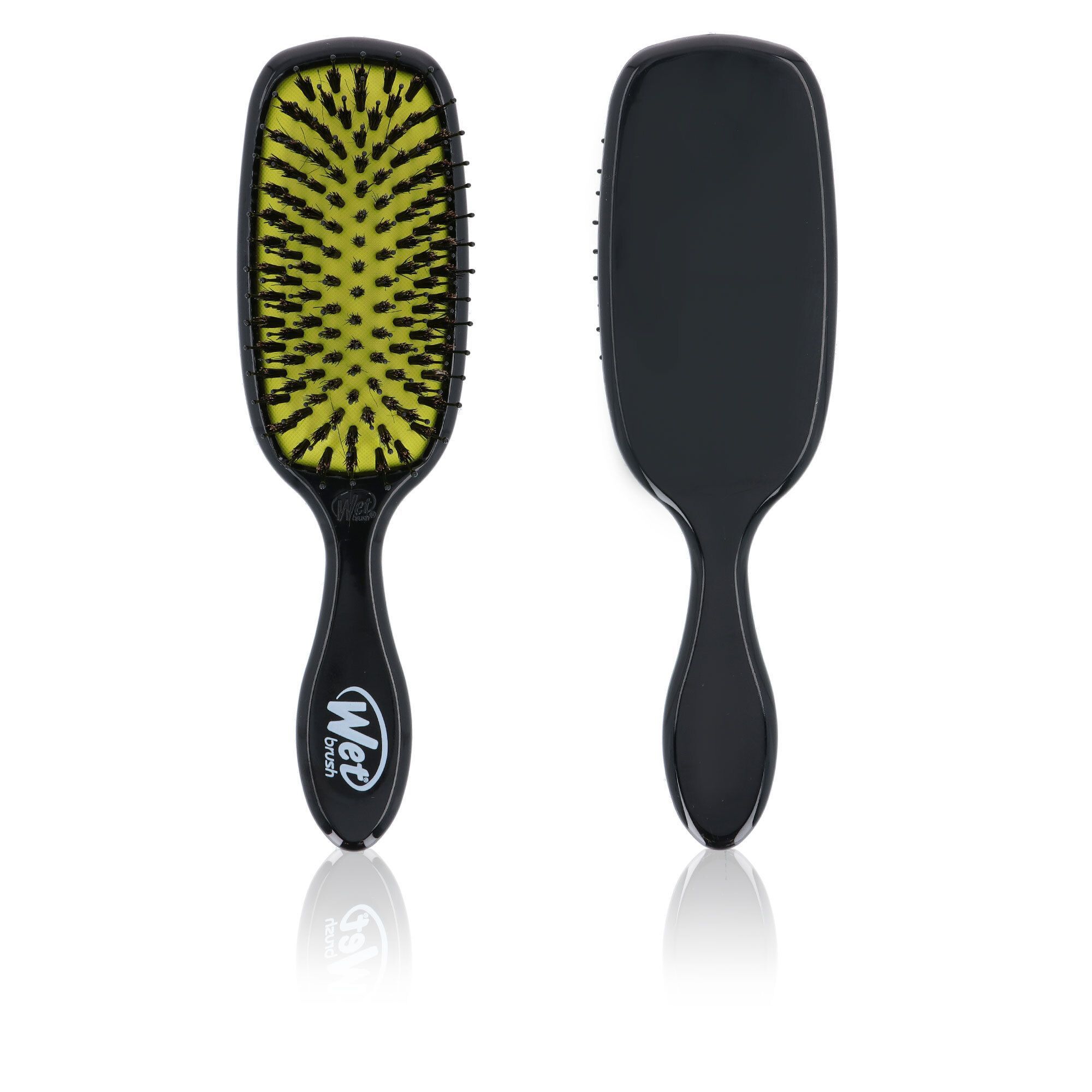 QVC Wet Brush Spazzola con setole naturali e manico ergonomico